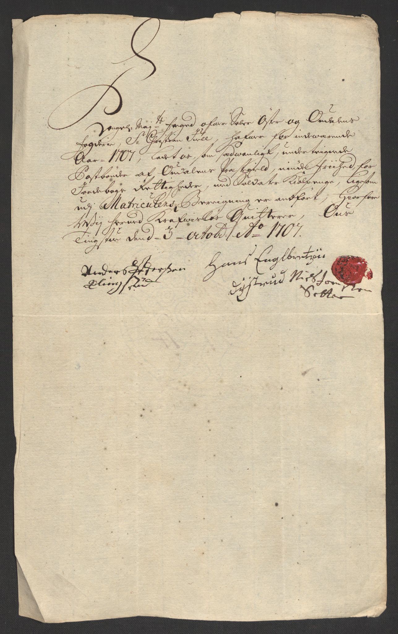 Rentekammeret inntil 1814, Reviderte regnskaper, Fogderegnskap, AV/RA-EA-4092/R13/L0844: Fogderegnskap Solør, Odal og Østerdal, 1707, p. 235