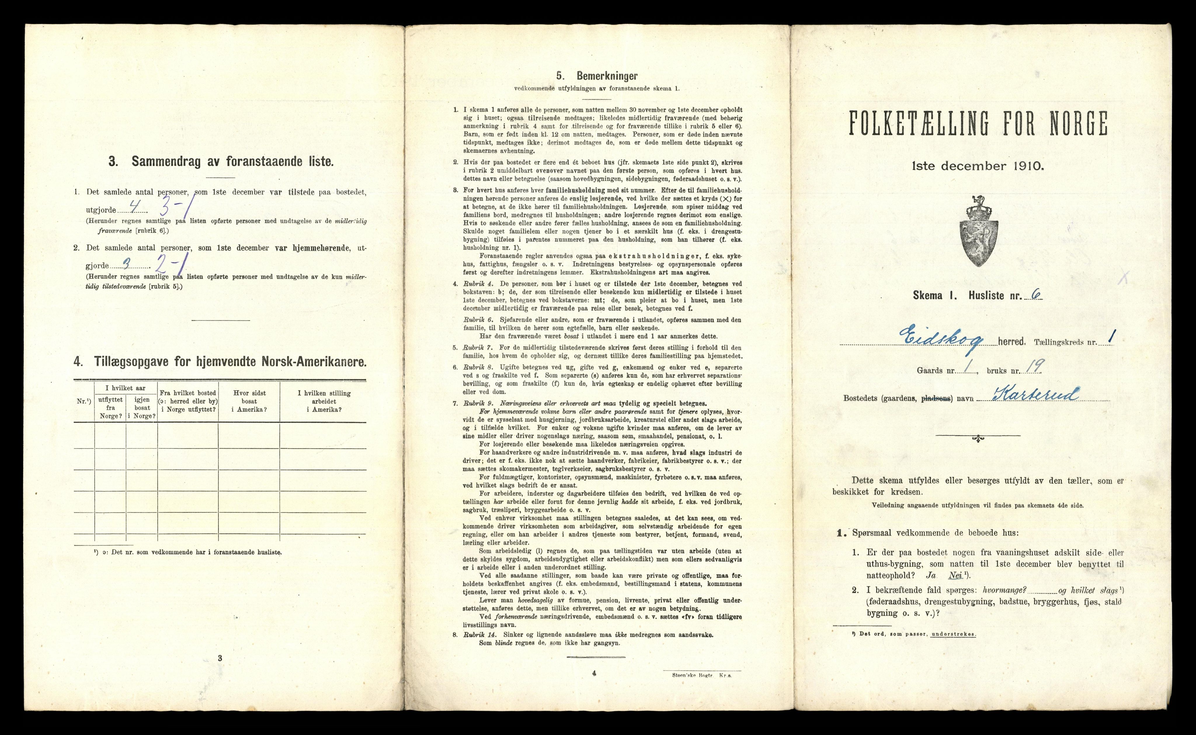 RA, 1910 census for Eidskog, 1910, p. 66