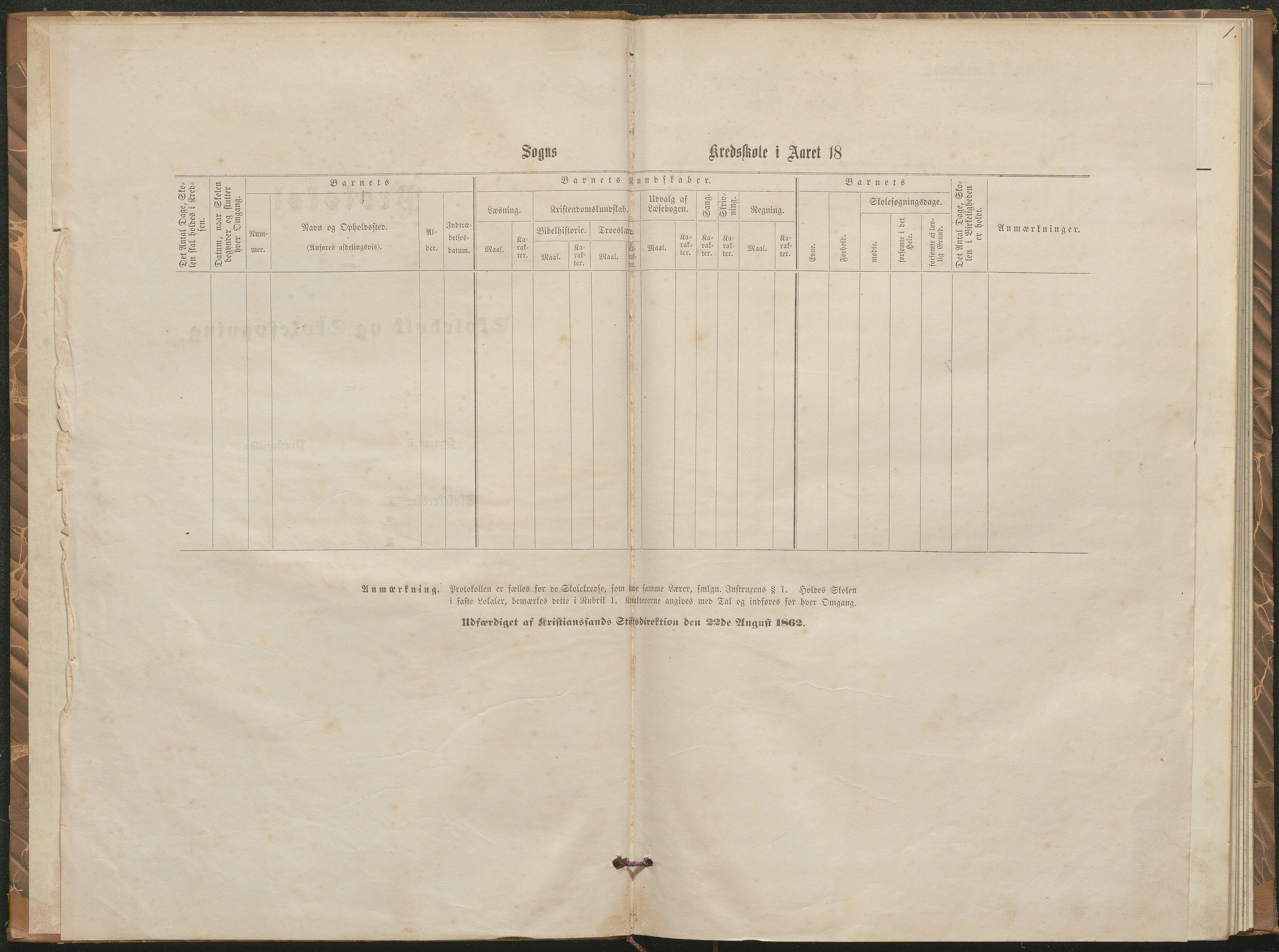 Birkenes kommune, Birkenes krets/Birkeland folkeskole frem til 1991, AAKS/KA0928-550a_91/F02/L0002: Skoleprotokoll, 1866-1878