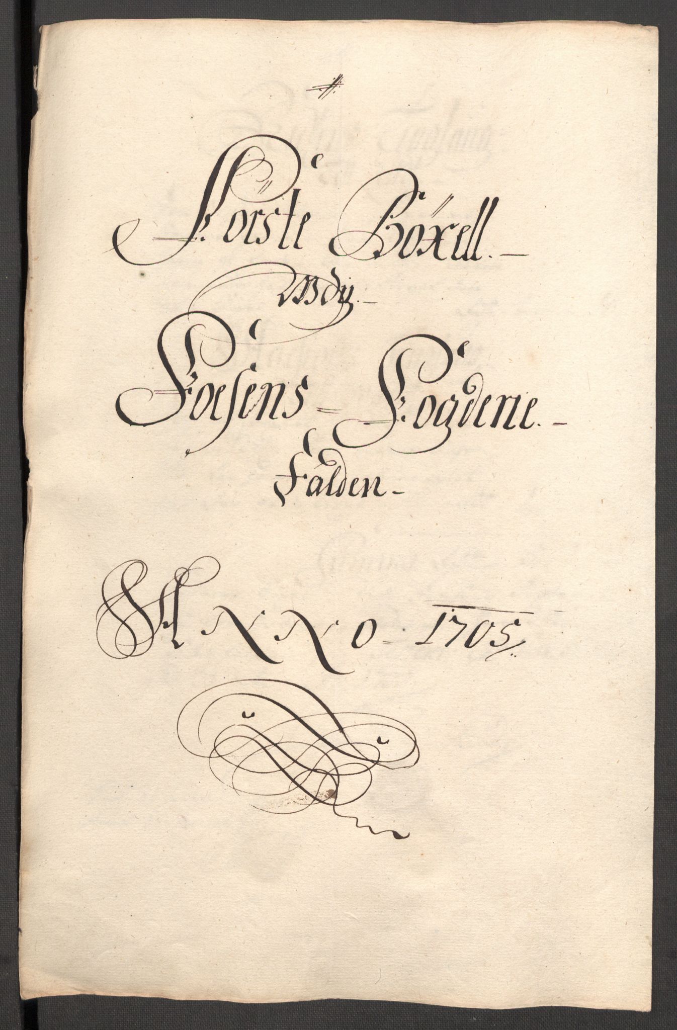 Rentekammeret inntil 1814, Reviderte regnskaper, Fogderegnskap, AV/RA-EA-4092/R57/L3856: Fogderegnskap Fosen, 1704-1705, p. 259