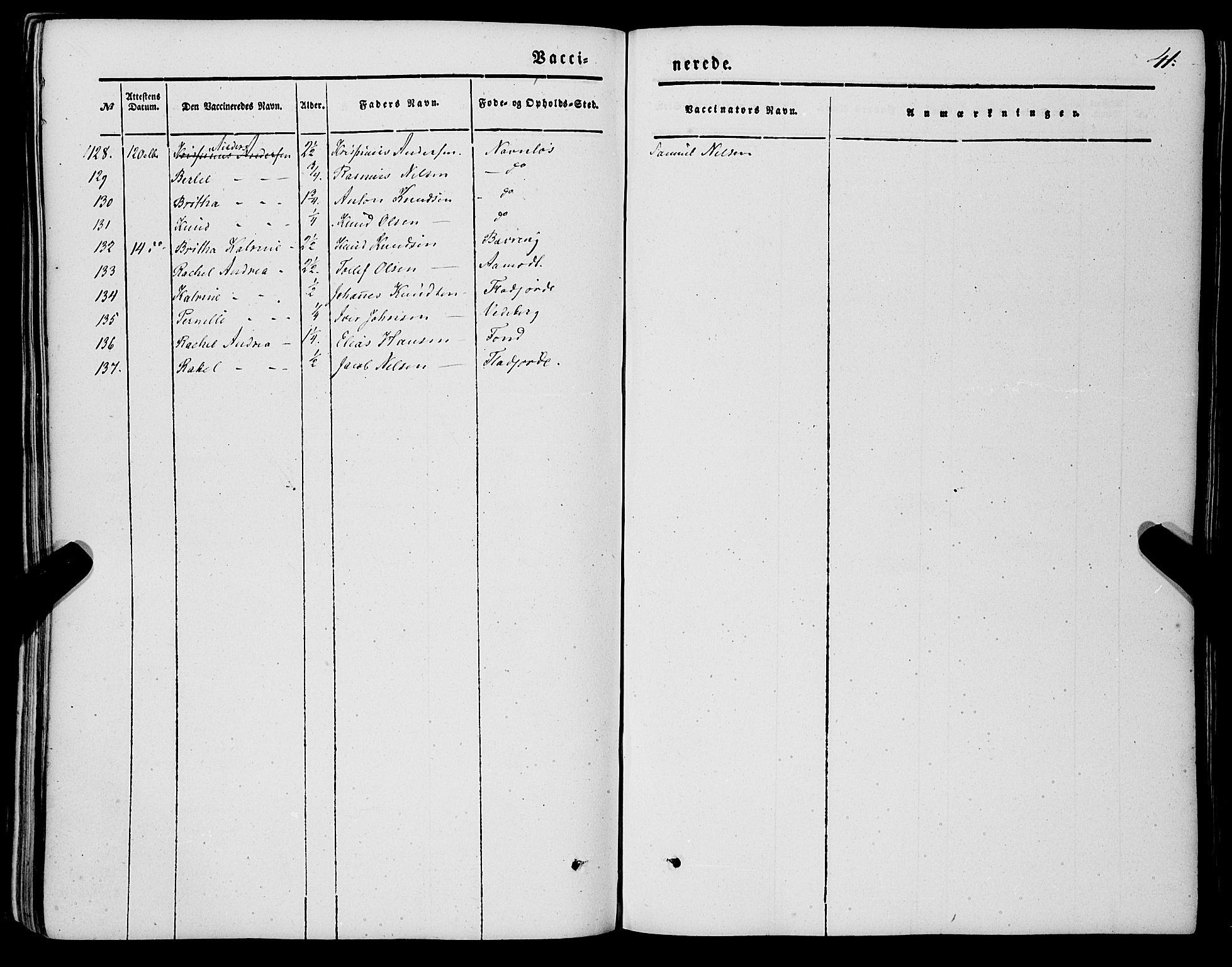 Jølster sokneprestembete, AV/SAB-A-80701/H/Haa/Haaa/L0010: Parish register (official) no. A 10, 1847-1865, p. 41