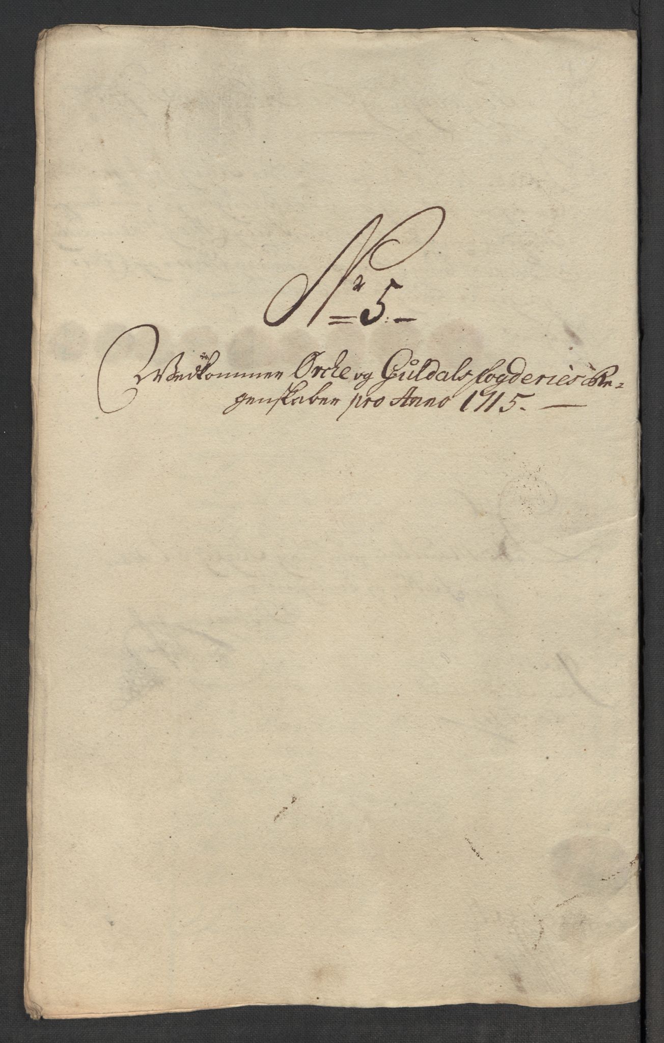 Rentekammeret inntil 1814, Reviderte regnskaper, Fogderegnskap, RA/EA-4092/R60/L3966: Fogderegnskap Orkdal og Gauldal, 1715, p. 124