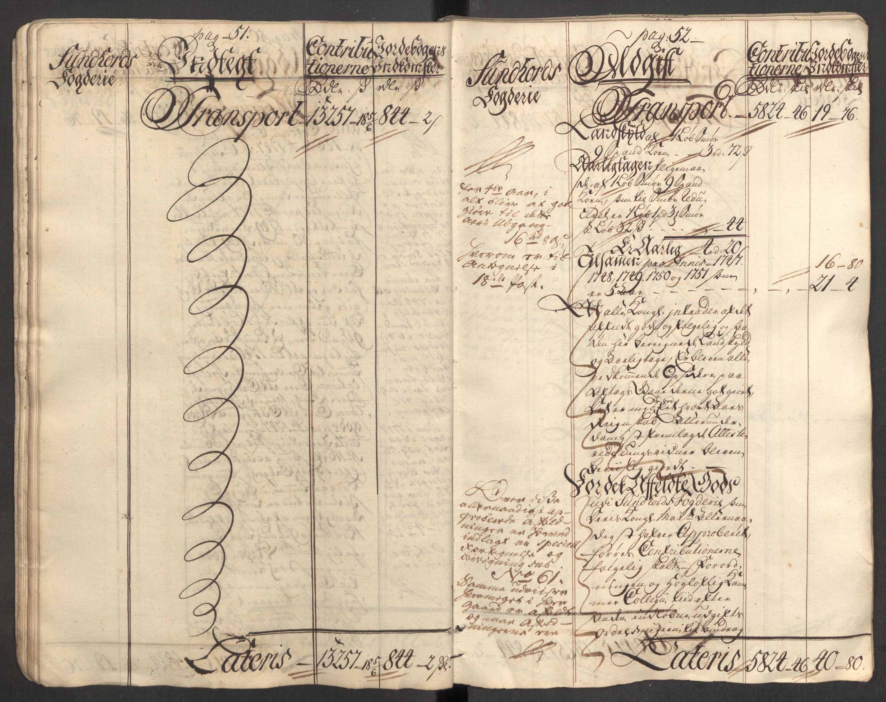 Rentekammeret inntil 1814, Reviderte regnskaper, Fogderegnskap, AV/RA-EA-4092/R48/L3056: Fogderegnskap Sunnhordland og Hardanger, 1751, p. 30