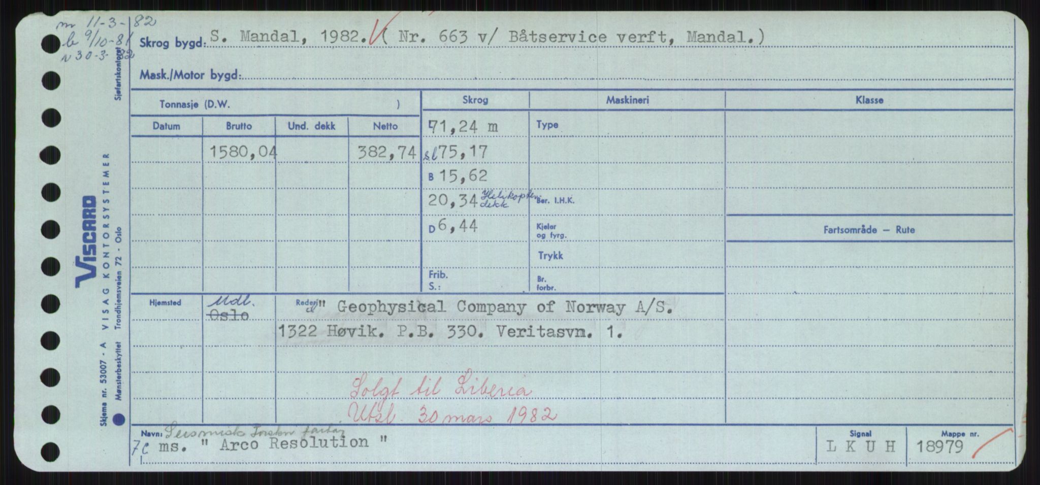 Sjøfartsdirektoratet med forløpere, Skipsmålingen, RA/S-1627/H/Hd/L0002: Fartøy, Apa-Axe, p. 43