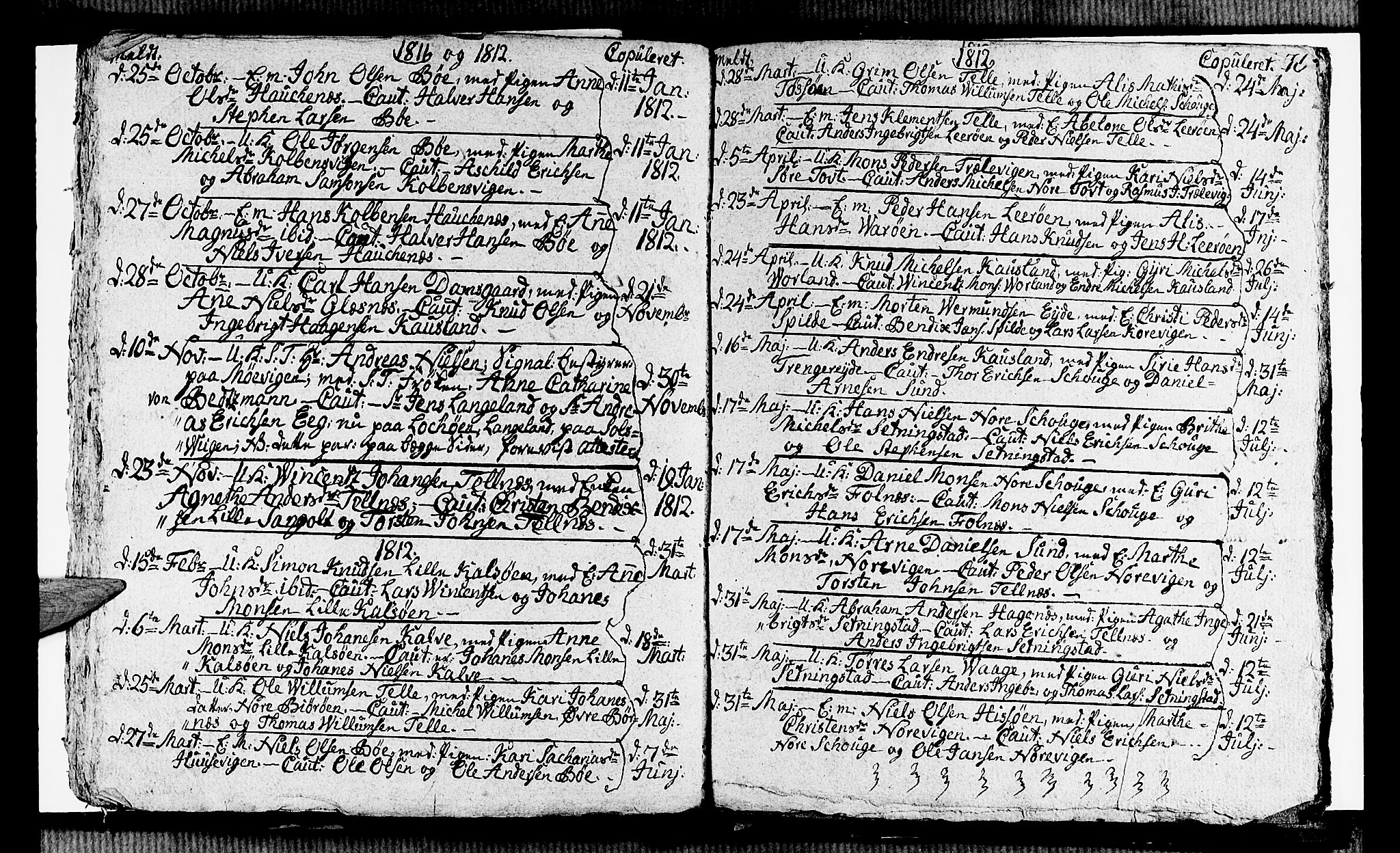 Sund sokneprestembete, AV/SAB-A-99930: Parish register (official) no. A 8, 1788-1815, p. 71