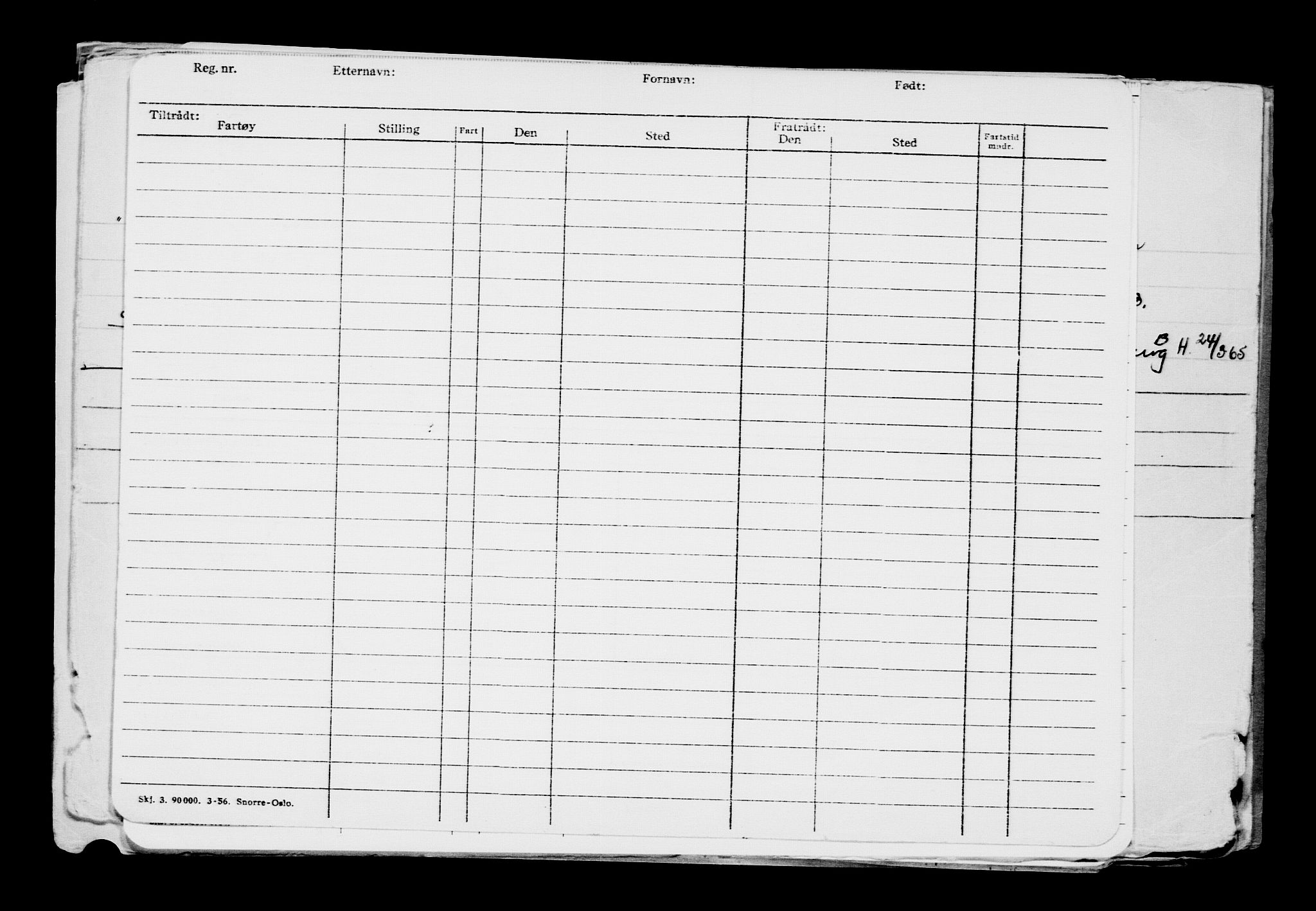 Direktoratet for sjømenn, RA/S-3545/G/Gb/L0224: Hovedkort, 1923, p. 97