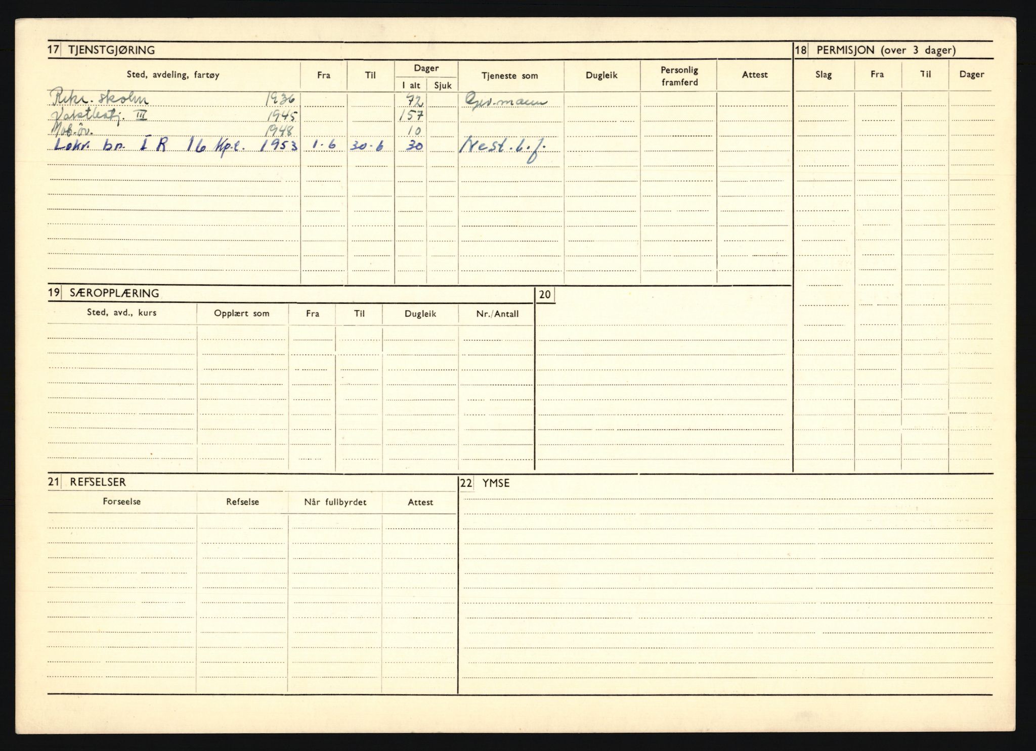 Forsvaret, Troms infanteriregiment nr. 16, AV/RA-RAFA-3146/P/Pa/L0020: Rulleblad for regimentets menige mannskaper, årsklasse 1936, 1936, p. 1176