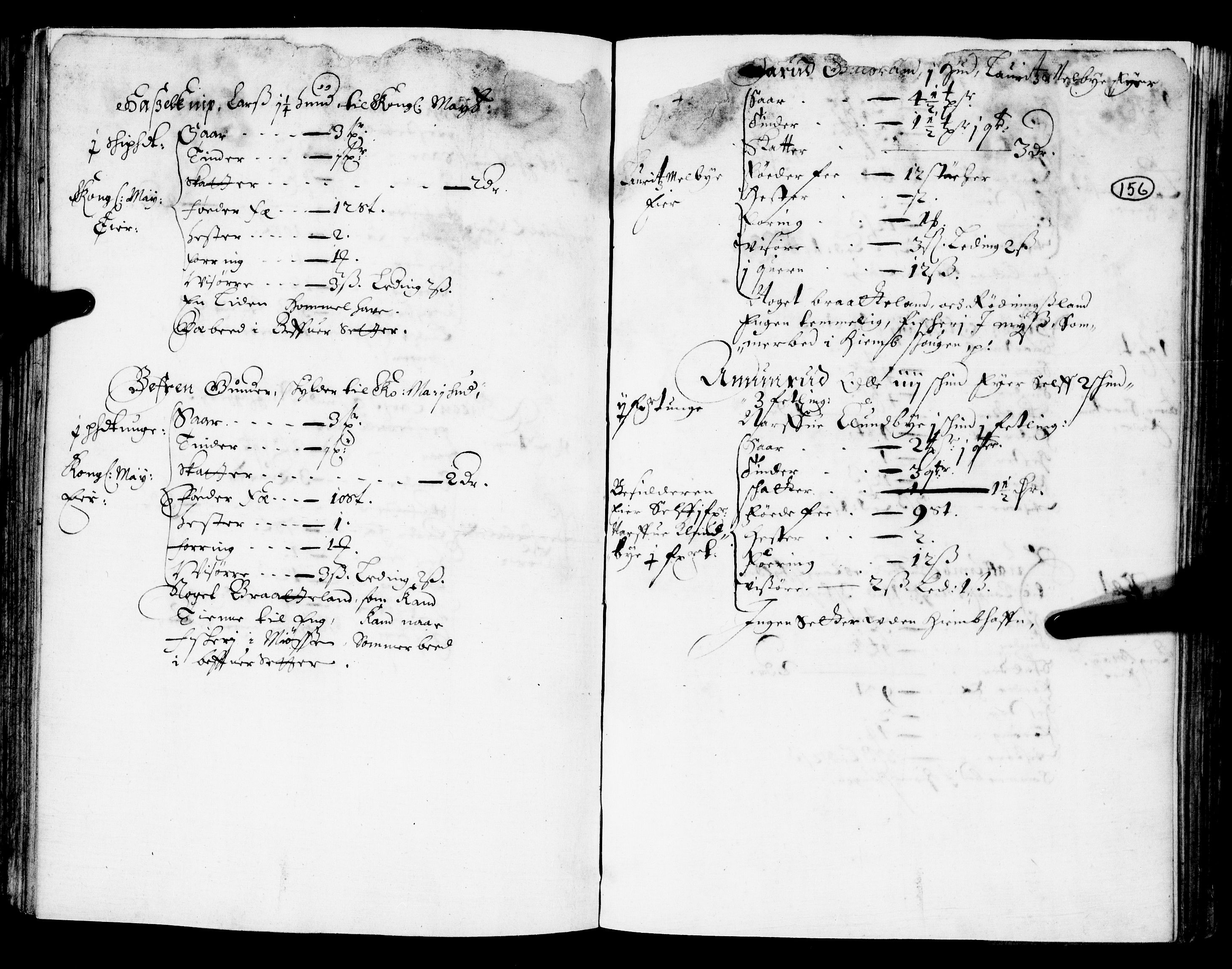 Rentekammeret inntil 1814, Realistisk ordnet avdeling, AV/RA-EA-4070/N/Nb/Nba/L0018: Hadeland og Valdres fogderi, 3. del, 1669, p. 155b-156a