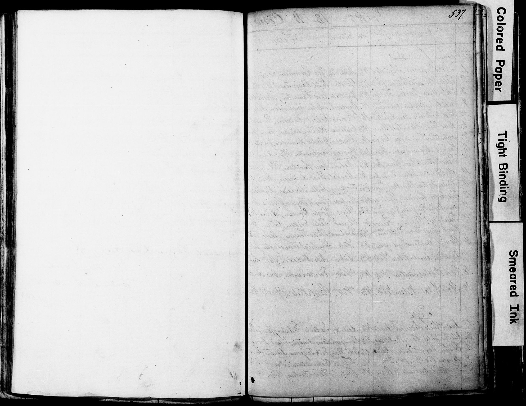 Ministerialprotokoller, klokkerbøker og fødselsregistre - Nordland, AV/SAT-A-1459/812/L0176: Parish register (official) no. 812A05, 1834-1874, p. 537