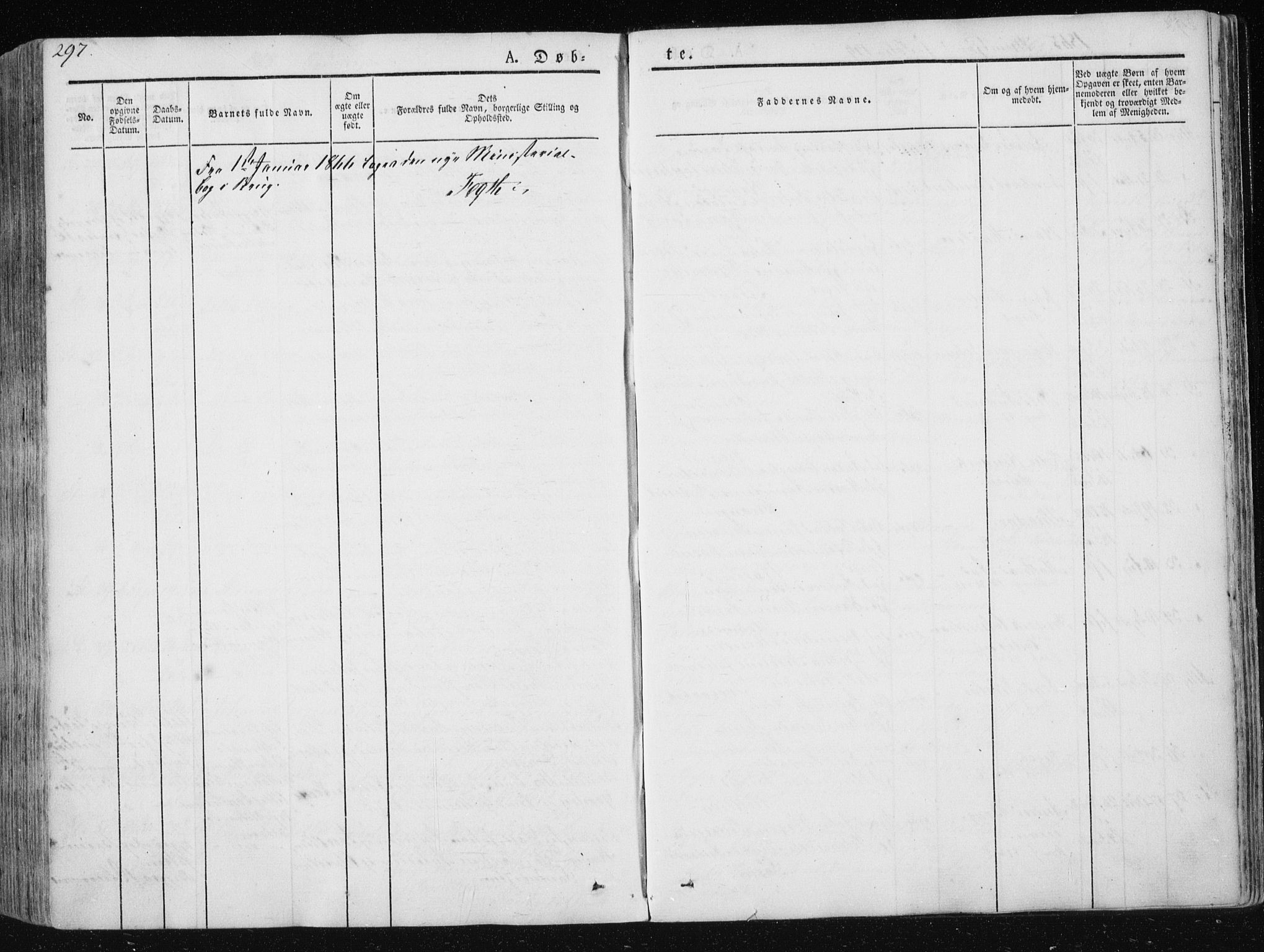 Ministerialprotokoller, klokkerbøker og fødselsregistre - Nordland, AV/SAT-A-1459/830/L0446: Parish register (official) no. 830A10, 1831-1865, p. 297