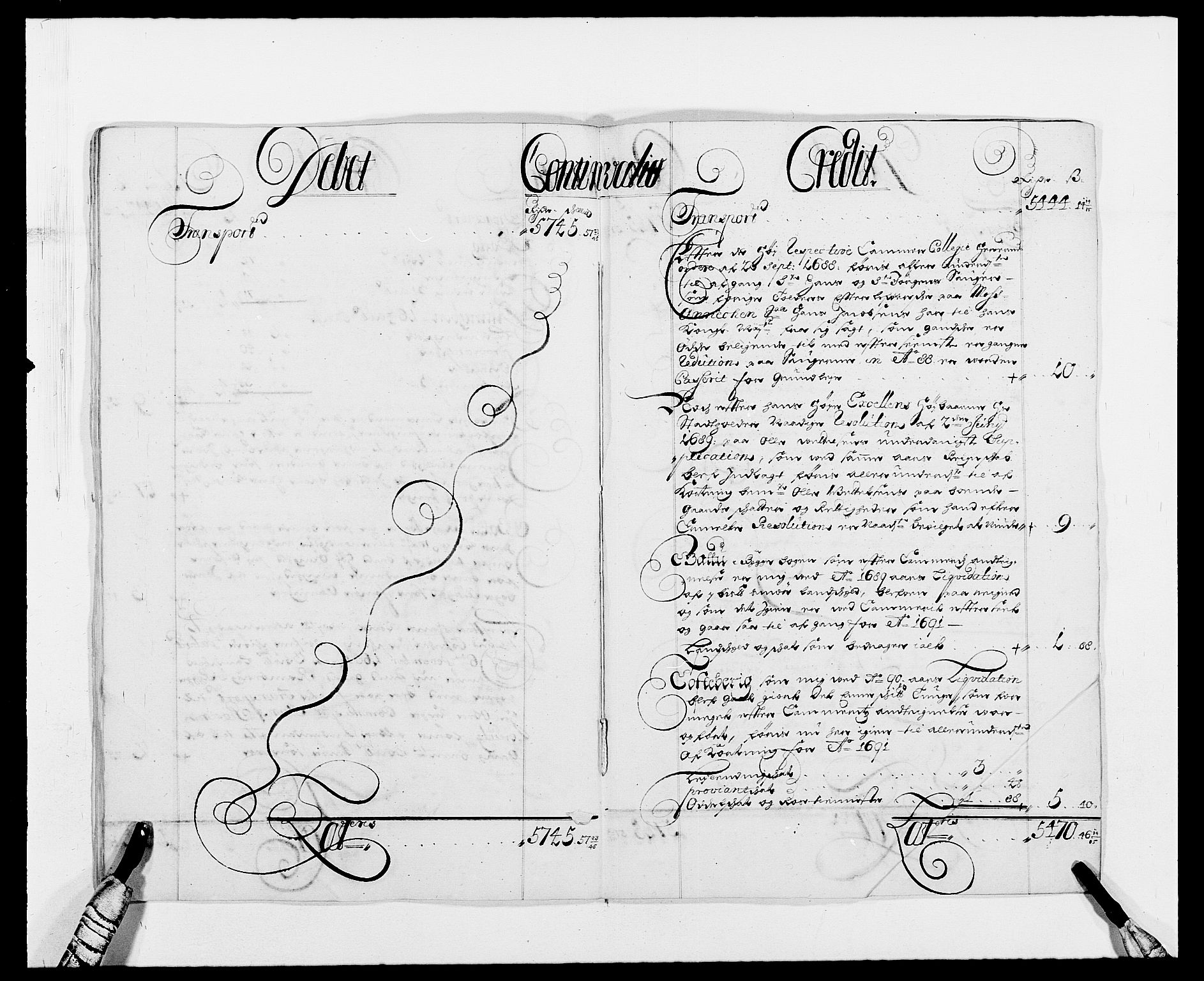 Rentekammeret inntil 1814, Reviderte regnskaper, Fogderegnskap, AV/RA-EA-4092/R02/L0106: Fogderegnskap Moss og Verne kloster, 1688-1691, p. 433