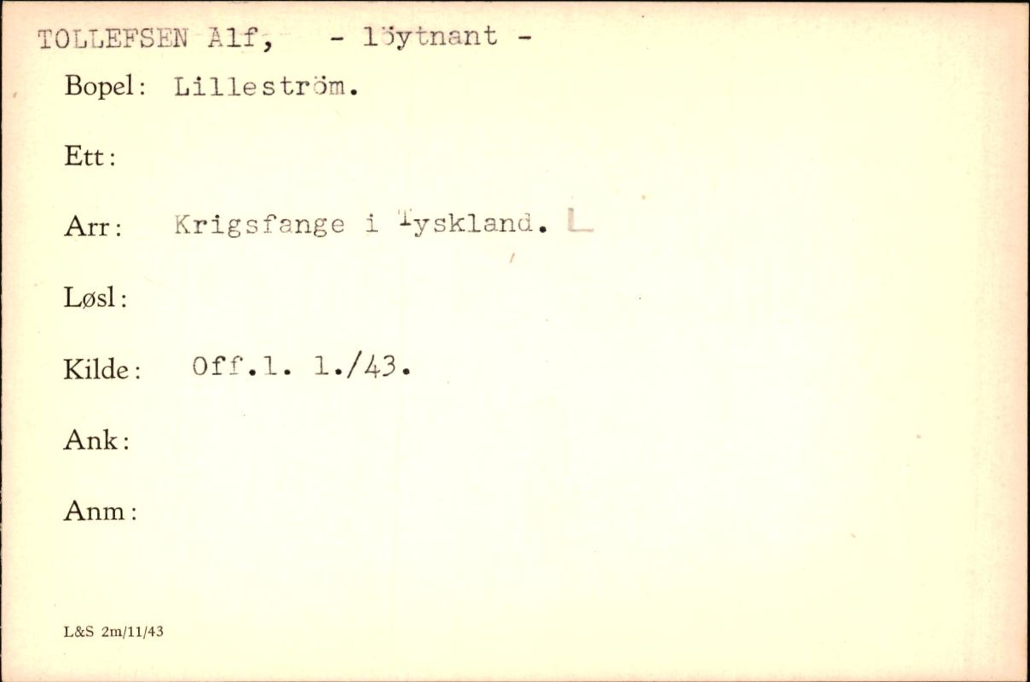 Forsvaret, Forsvarets krigshistoriske avdeling, AV/RA-RAFA-2017/Y/Yf/L0200: II-C-11-2102  -  Norske krigsfanger i Tyskland, 1940-1945, p. 1052