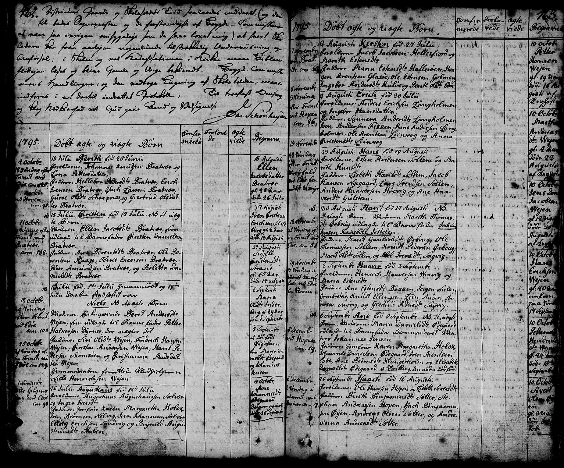 Ministerialprotokoller, klokkerbøker og fødselsregistre - Møre og Romsdal, AV/SAT-A-1454/581/L0932: Parish register (official) no. 581A02, 1767-1823, p. 462-463