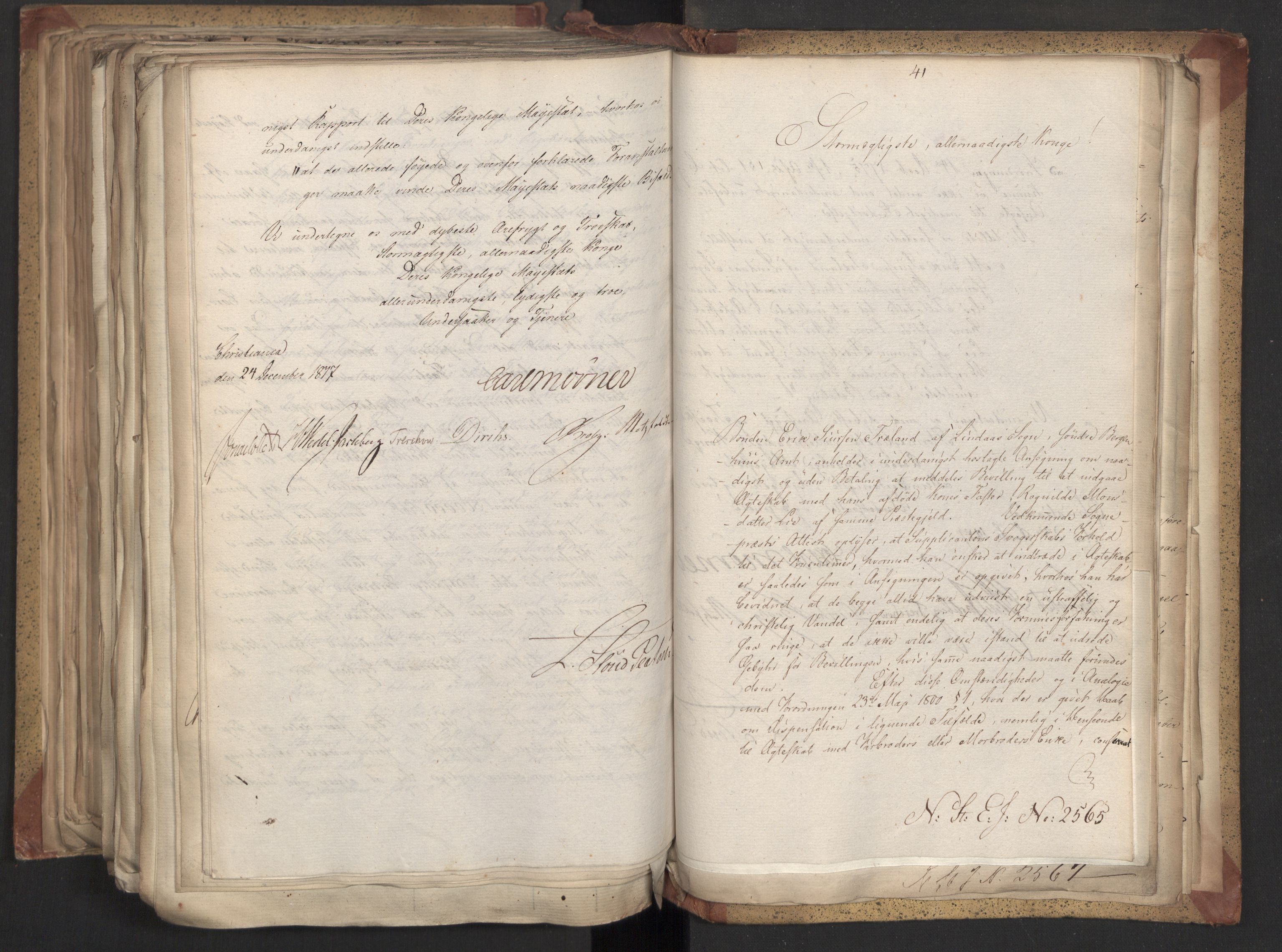 Statsrådsavdelingen i Stockholm, AV/RA-S-1003/D/Da/L0011: Regjeringsinnstillinger nr. 2393-2586, 1817, p. 425