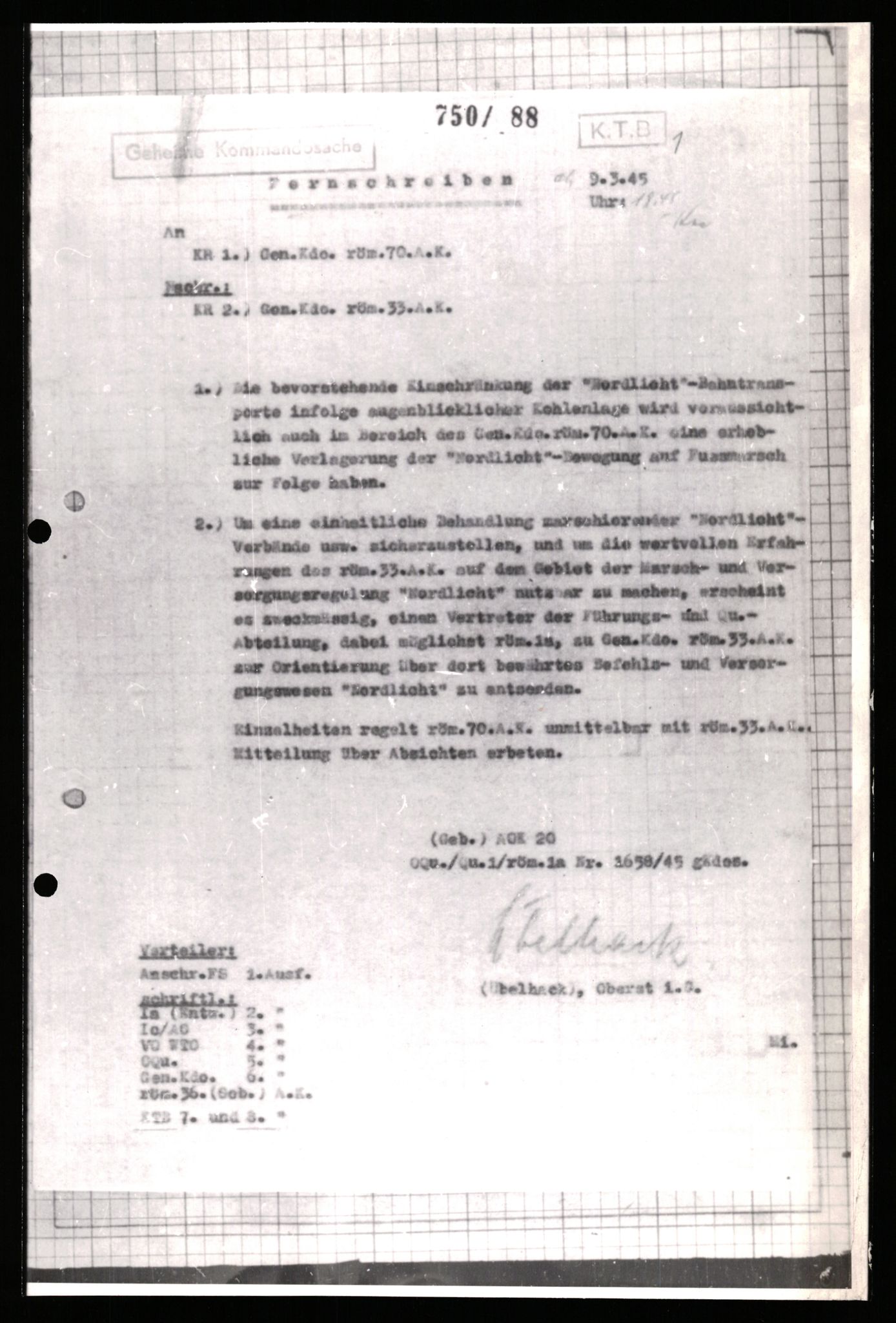 Forsvarets Overkommando. 2 kontor. Arkiv 11.4. Spredte tyske arkivsaker, AV/RA-RAFA-7031/D/Dar/Dara/L0008: Krigsdagbøker for 20. Gebirgs-Armee-Oberkommando (AOK 20), 1945, p. 346