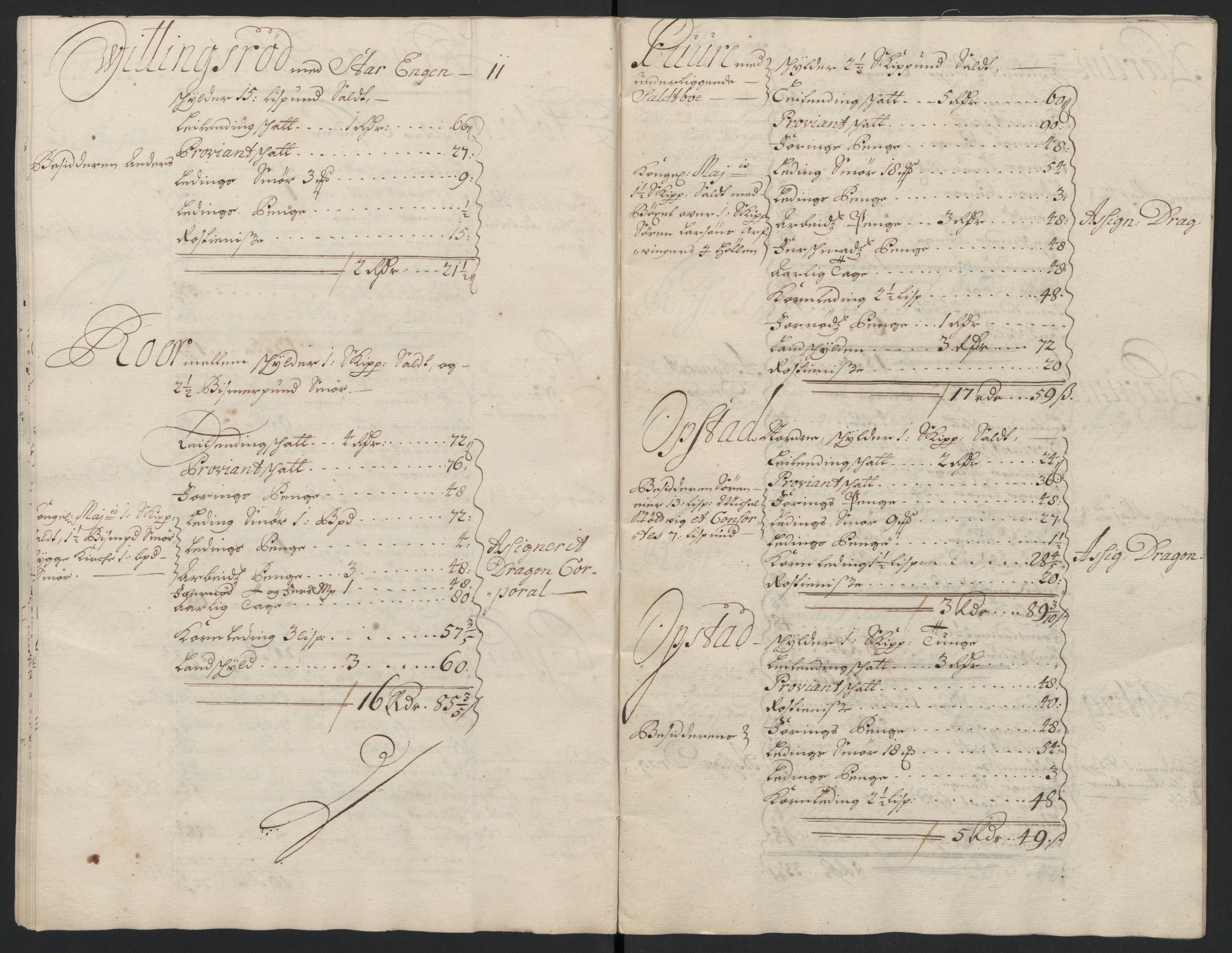 Rentekammeret inntil 1814, Reviderte regnskaper, Fogderegnskap, AV/RA-EA-4092/R04/L0134: Fogderegnskap Moss, Onsøy, Tune, Veme og Åbygge, 1707-1708, p. 298