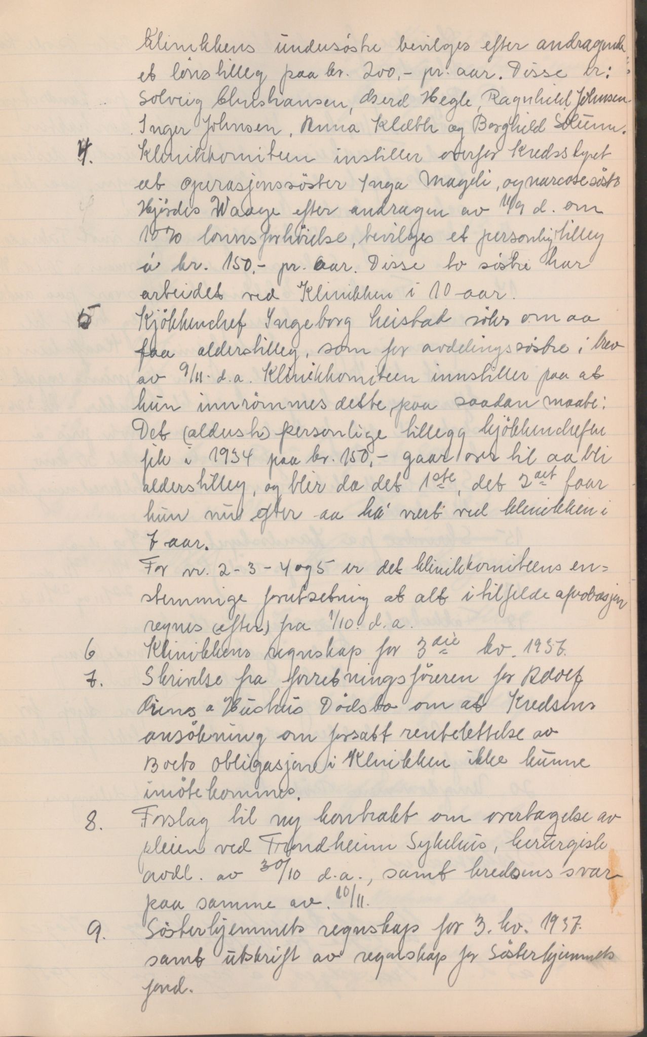 Trondheim Røde Kors, TRKO/PA-1204/A/Aa/L0002: Møtebok, 1929-1942, p. 123