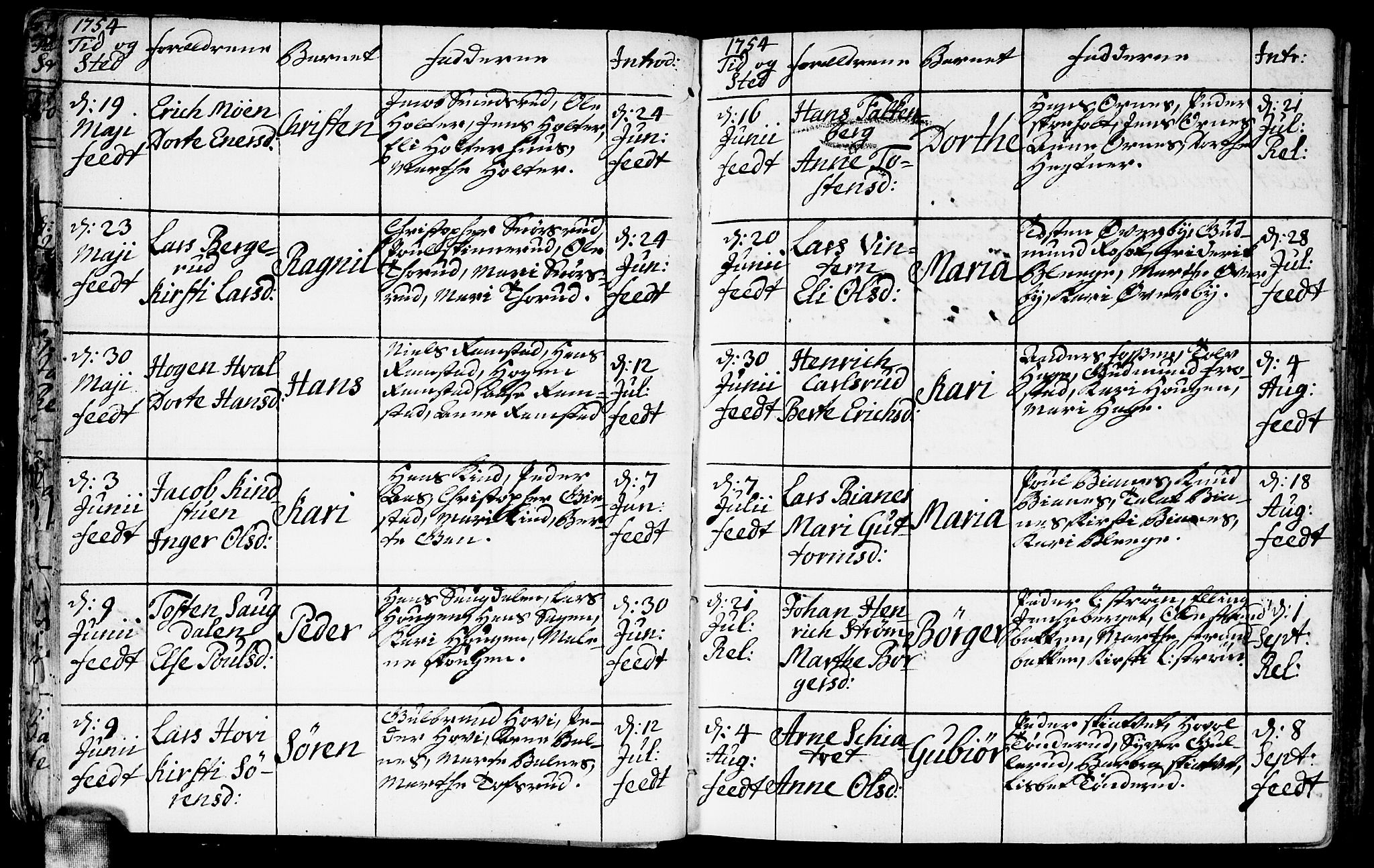 Fet prestekontor Kirkebøker, AV/SAO-A-10370a/F/Fa/L0004: Parish register (official) no. I 4, 1751-1773, p. 20