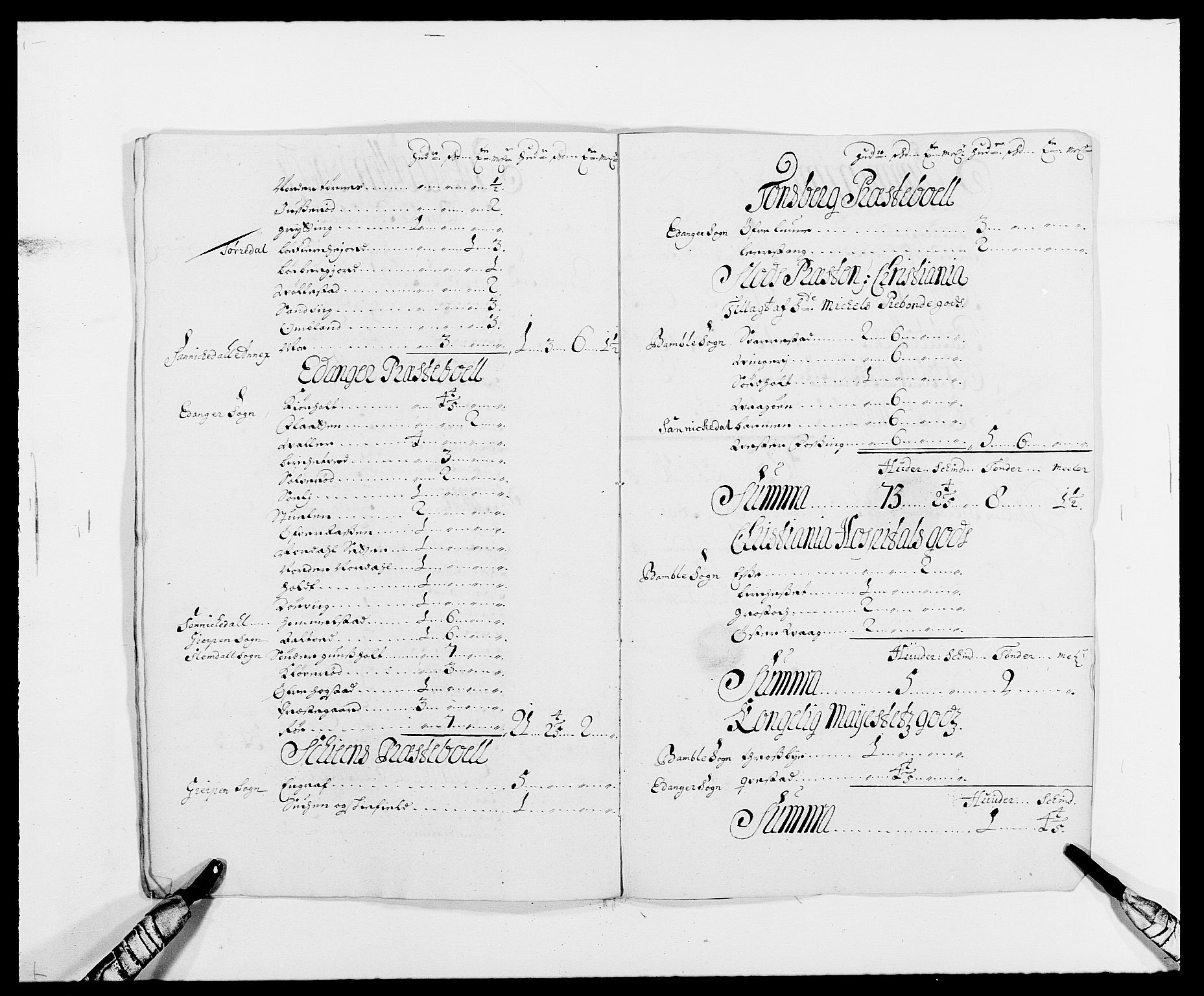 Rentekammeret inntil 1814, Reviderte regnskaper, Fogderegnskap, AV/RA-EA-4092/R34/L2051: Fogderegnskap Bamble, 1688-1691, p. 299