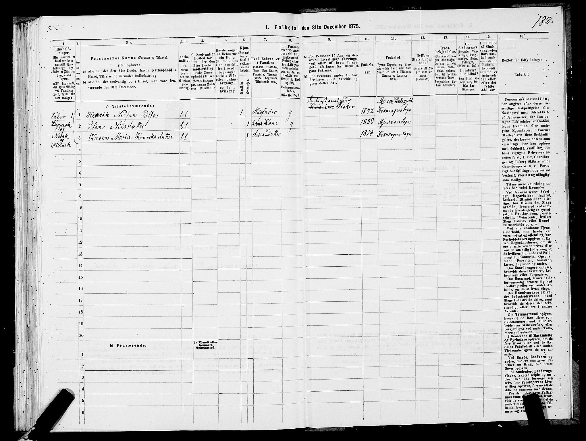 SATØ, 1875 census for 1941P Skjervøy, 1875, p. 2188