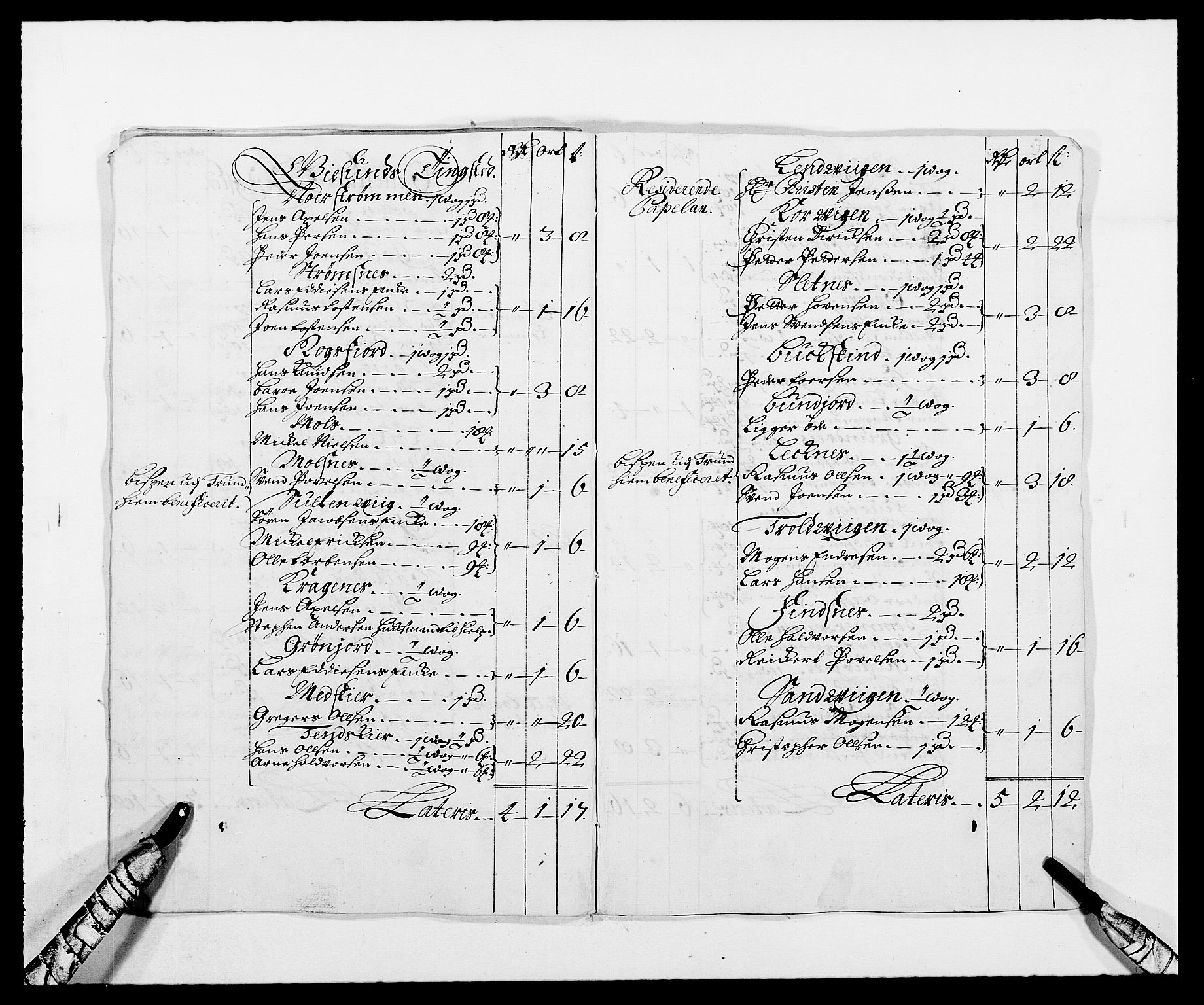 Rentekammeret inntil 1814, Reviderte regnskaper, Fogderegnskap, AV/RA-EA-4092/R68/L4752: Fogderegnskap Senja og Troms, 1691-1693, p. 12