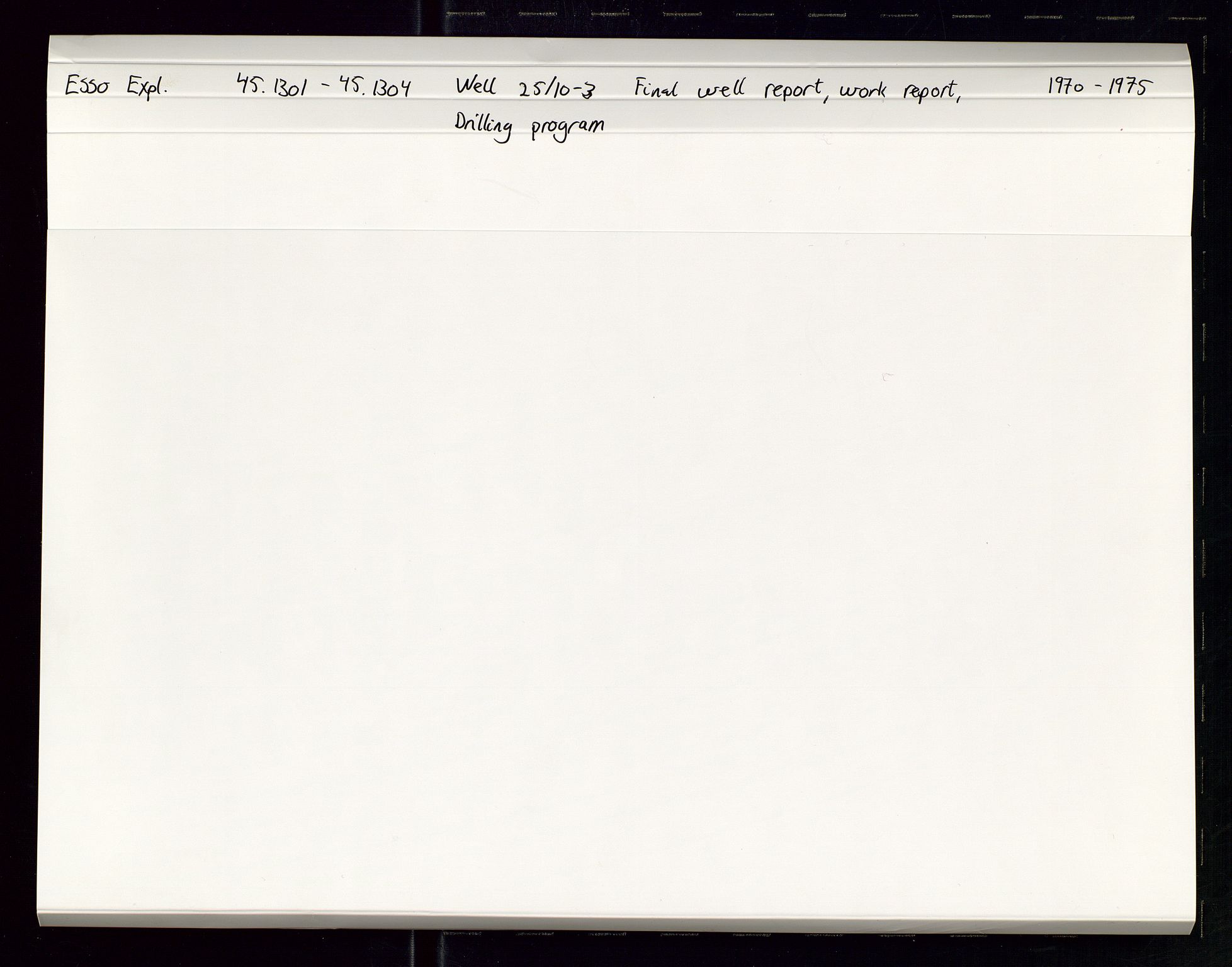 Pa 1512 - Esso Exploration and Production Norway Inc., AV/SAST-A-101917/E/Ea/L0013: Well 25/10-3 og Well 8/3-1, 1966-1975, p. 708