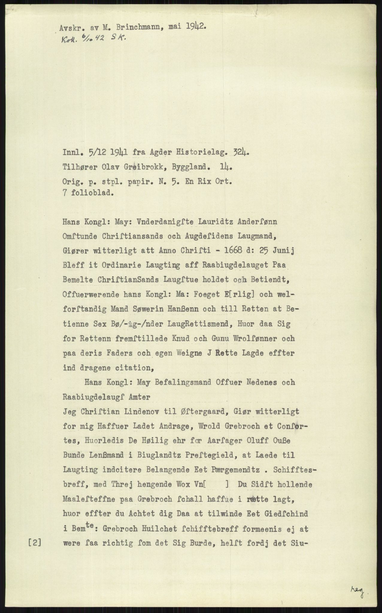 Samlinger til kildeutgivelse, Diplomavskriftsamlingen, AV/RA-EA-4053/H/Ha, p. 954