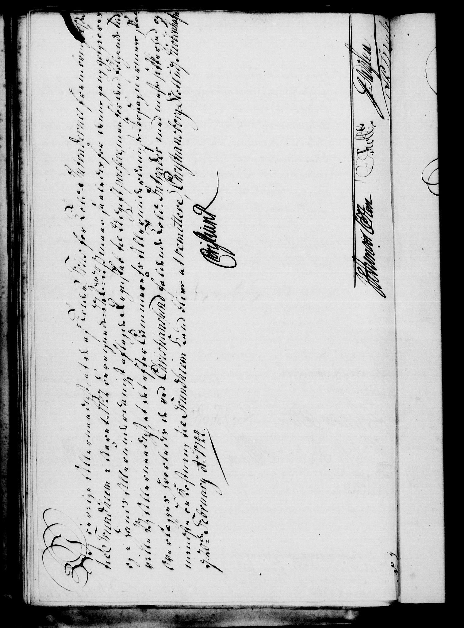 Rentekammeret, Kammerkanselliet, RA/EA-3111/G/Gf/Gfa/L0027: Norsk relasjons- og resolusjonsprotokoll (merket RK 52.27), 1744, p. 75