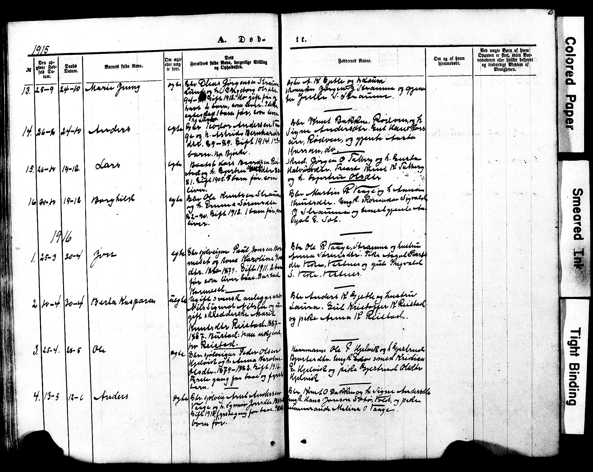 Ministerialprotokoller, klokkerbøker og fødselsregistre - Møre og Romsdal, SAT/A-1454/550/L0618: Parish register (copy) no. 550C01, 1870-1927, p. 60