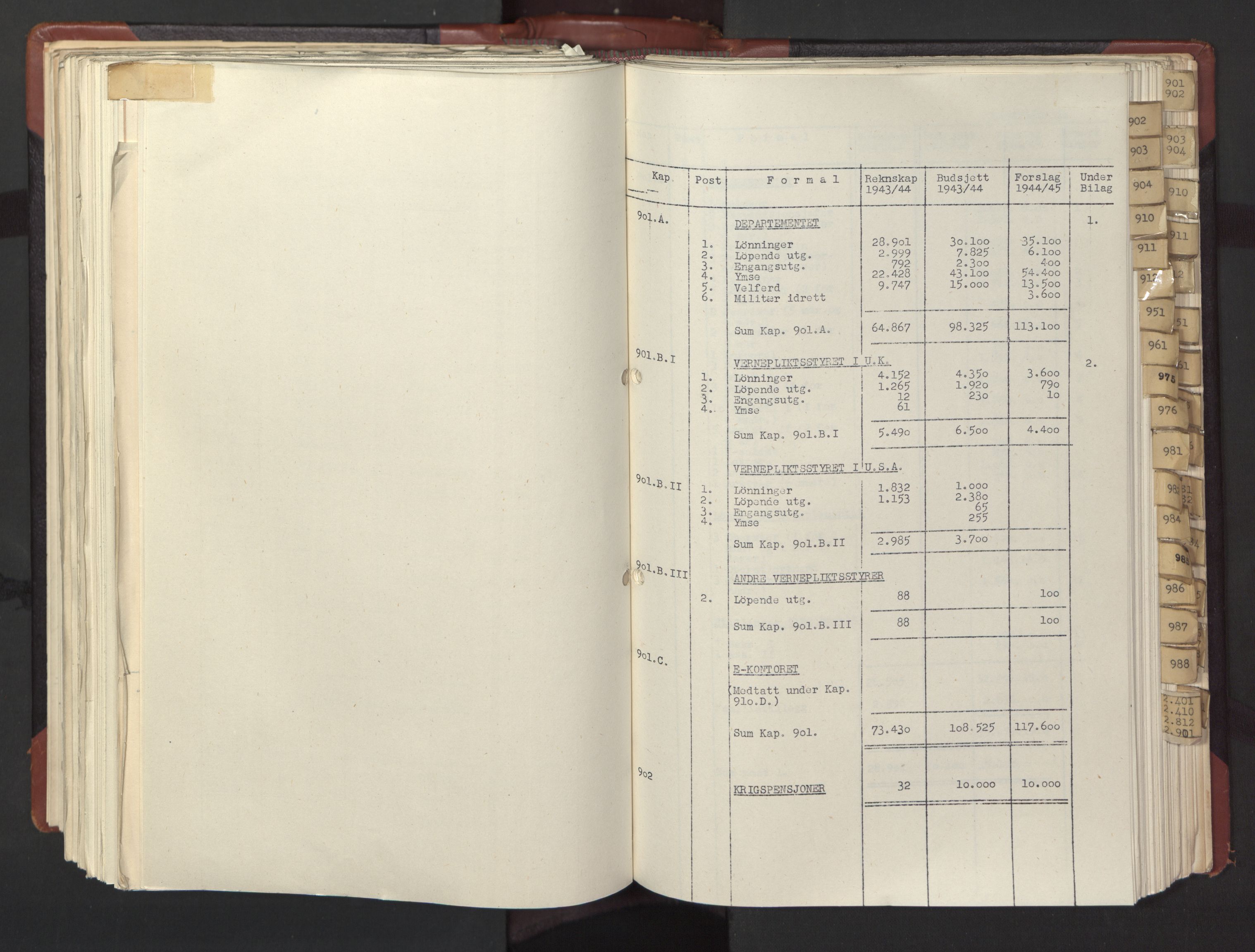 Statsrådssekretariatet, AV/RA-S-1001/A/Ac/L0126: Kgl. res. 12/1-25/5, 1945, p. 405