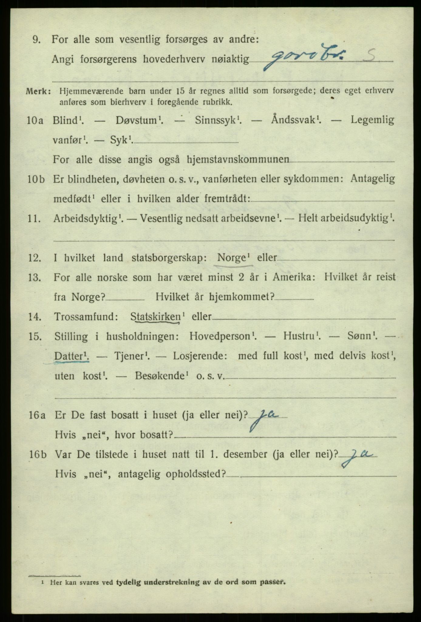 SAB, 1920 census for Lindås, 1920, p. 7550