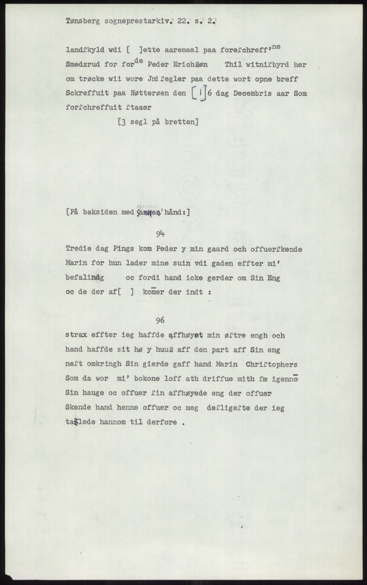 Samlinger til kildeutgivelse, Diplomavskriftsamlingen, AV/RA-EA-4053/H/Ha, p. 1035