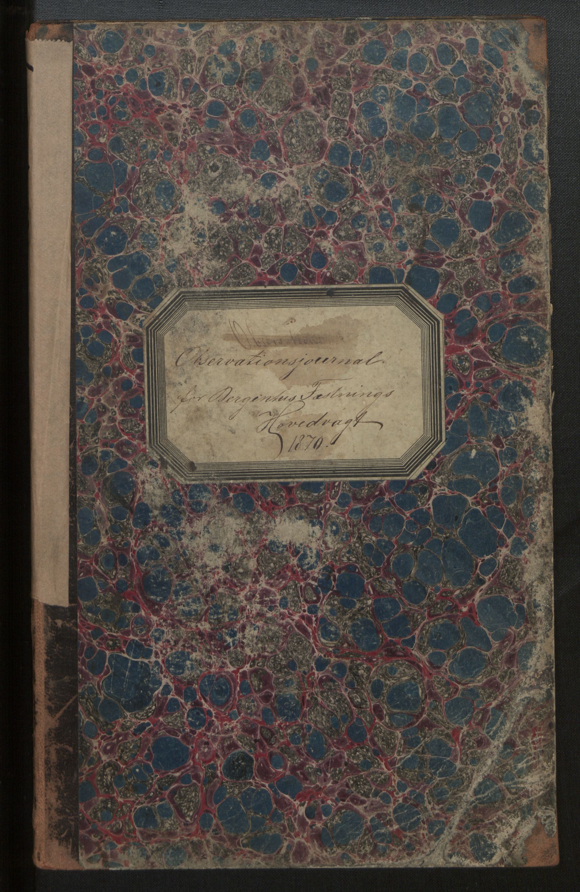 Lepraarkiver - Lungegaardshospitalet, AV/SAB-A-60501/E/Ea/L0006: Observasjoner, 1870-1871