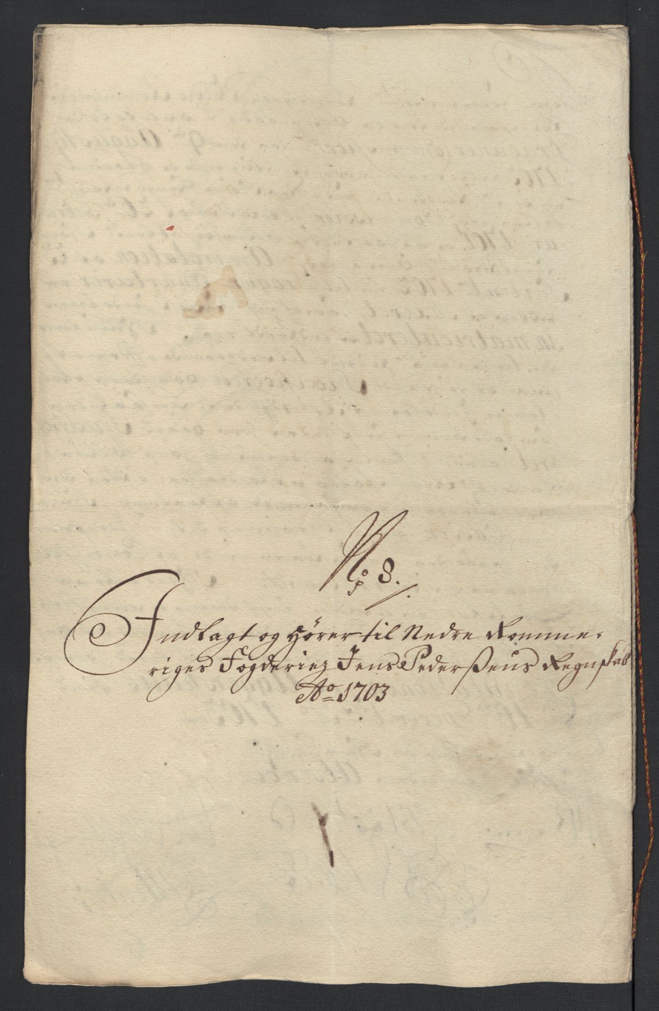 Rentekammeret inntil 1814, Reviderte regnskaper, Fogderegnskap, AV/RA-EA-4092/R11/L0586: Fogderegnskap Nedre Romerike, 1703, p. 180