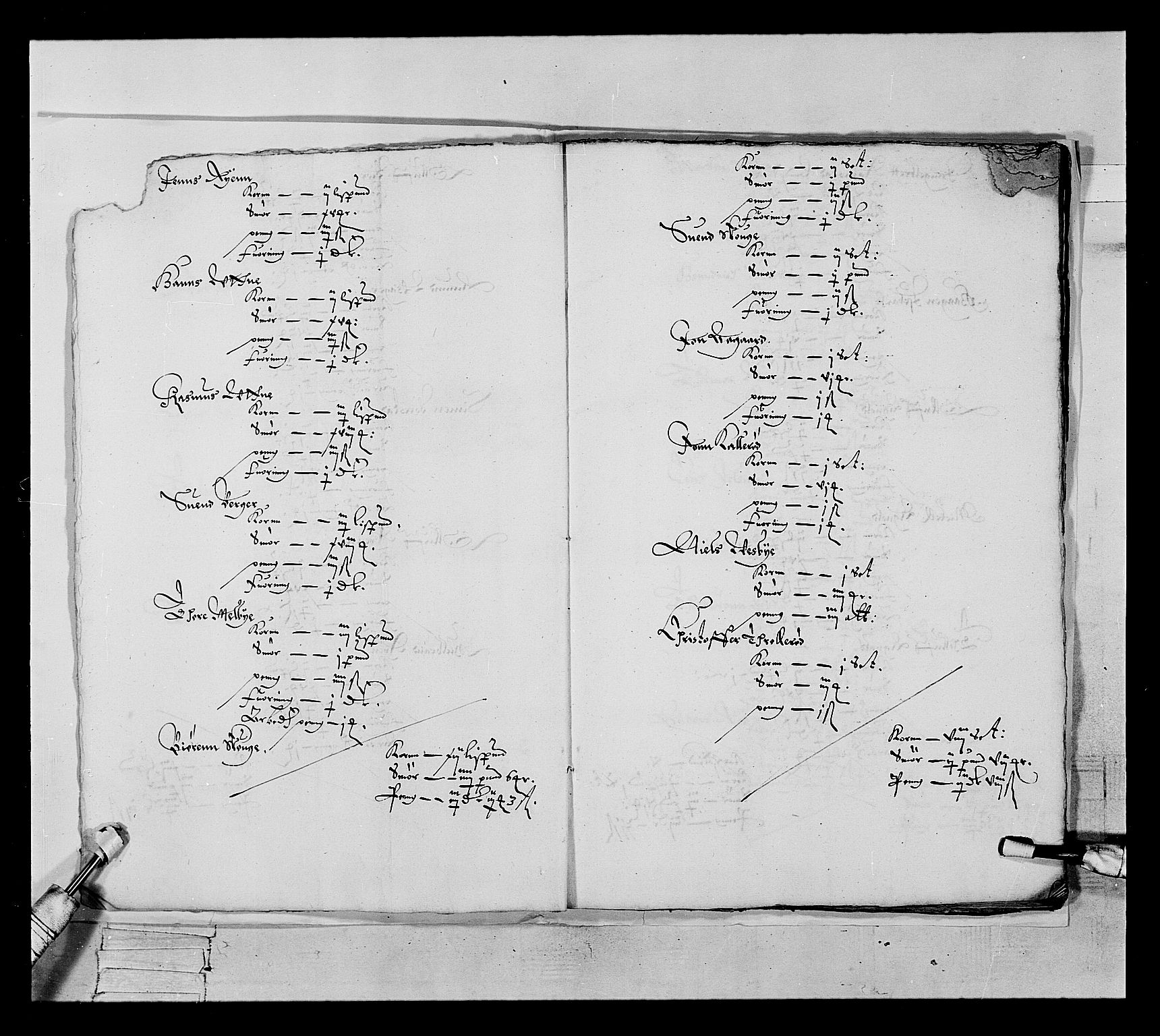 Stattholderembetet 1572-1771, AV/RA-EA-2870/Ek/L0022/0001: Jordebøker 1633-1658: / Jordebok over viss rente i Tune, Åbygge, Hvaler og Veme skipreide, 1646-1647, p. 7