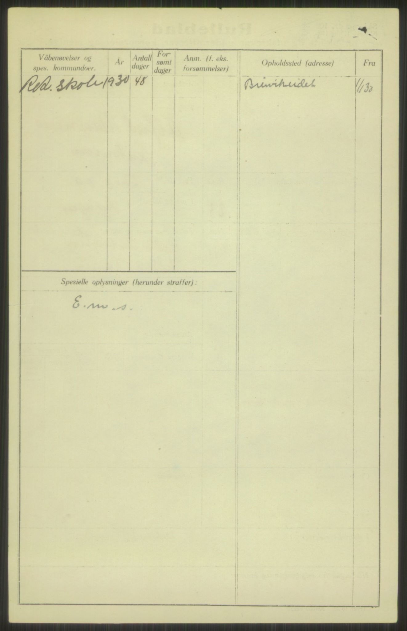 Forsvaret, Troms infanteriregiment nr. 16, AV/RA-RAFA-3146/P/Pa/L0014: Rulleblad for regimentets menige mannskaper, årsklasse 1930, 1930, p. 38