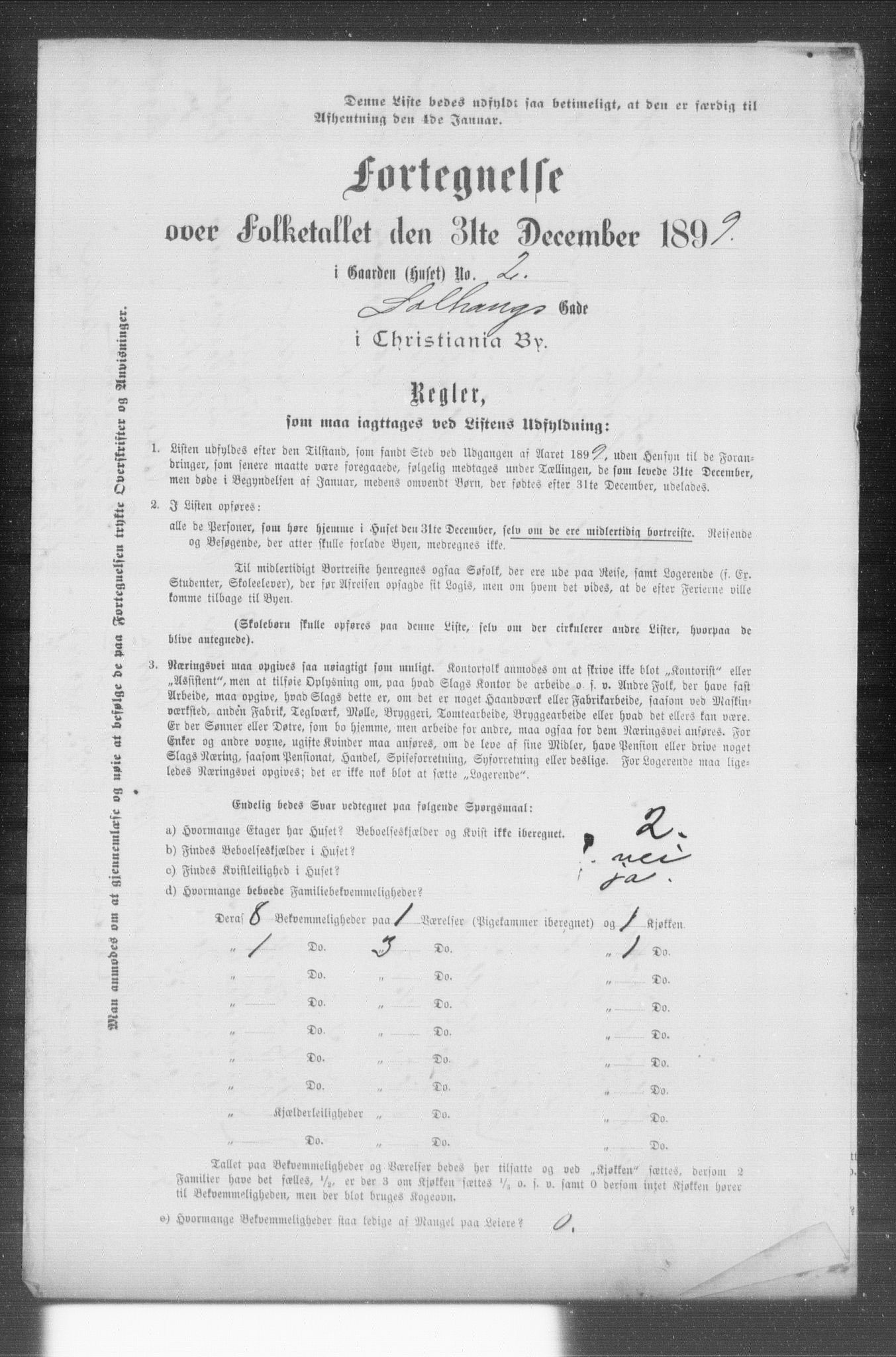 OBA, Municipal Census 1899 for Kristiania, 1899, p. 12903