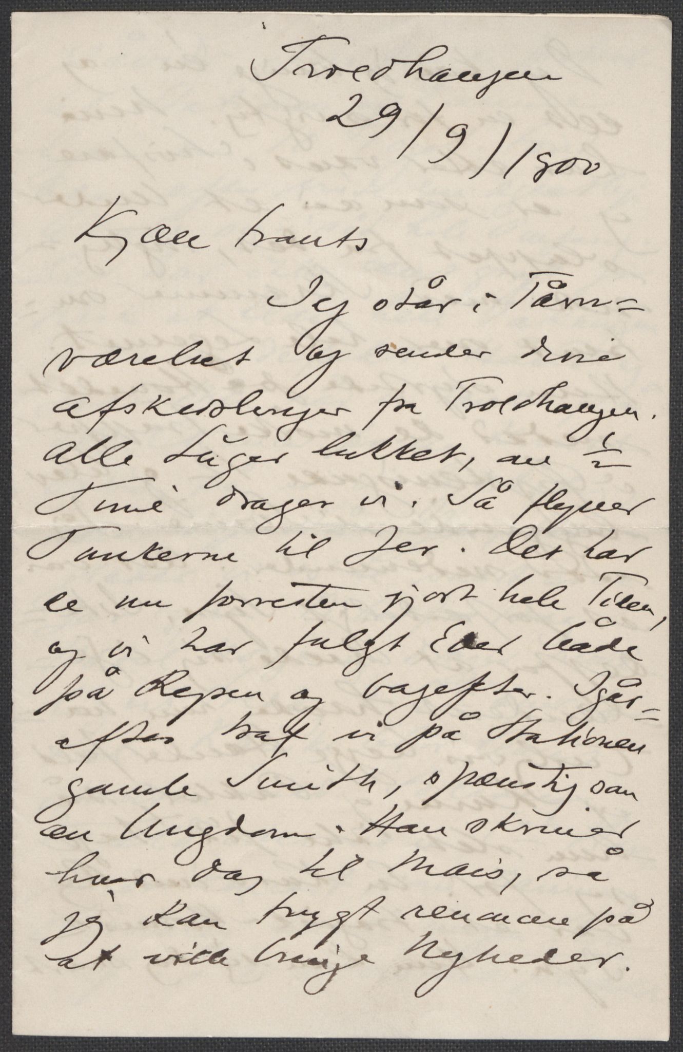 Beyer, Frants, AV/RA-PA-0132/F/L0001: Brev fra Edvard Grieg til Frantz Beyer og "En del optegnelser som kan tjene til kommentar til brevene" av Marie Beyer, 1872-1907, p. 595