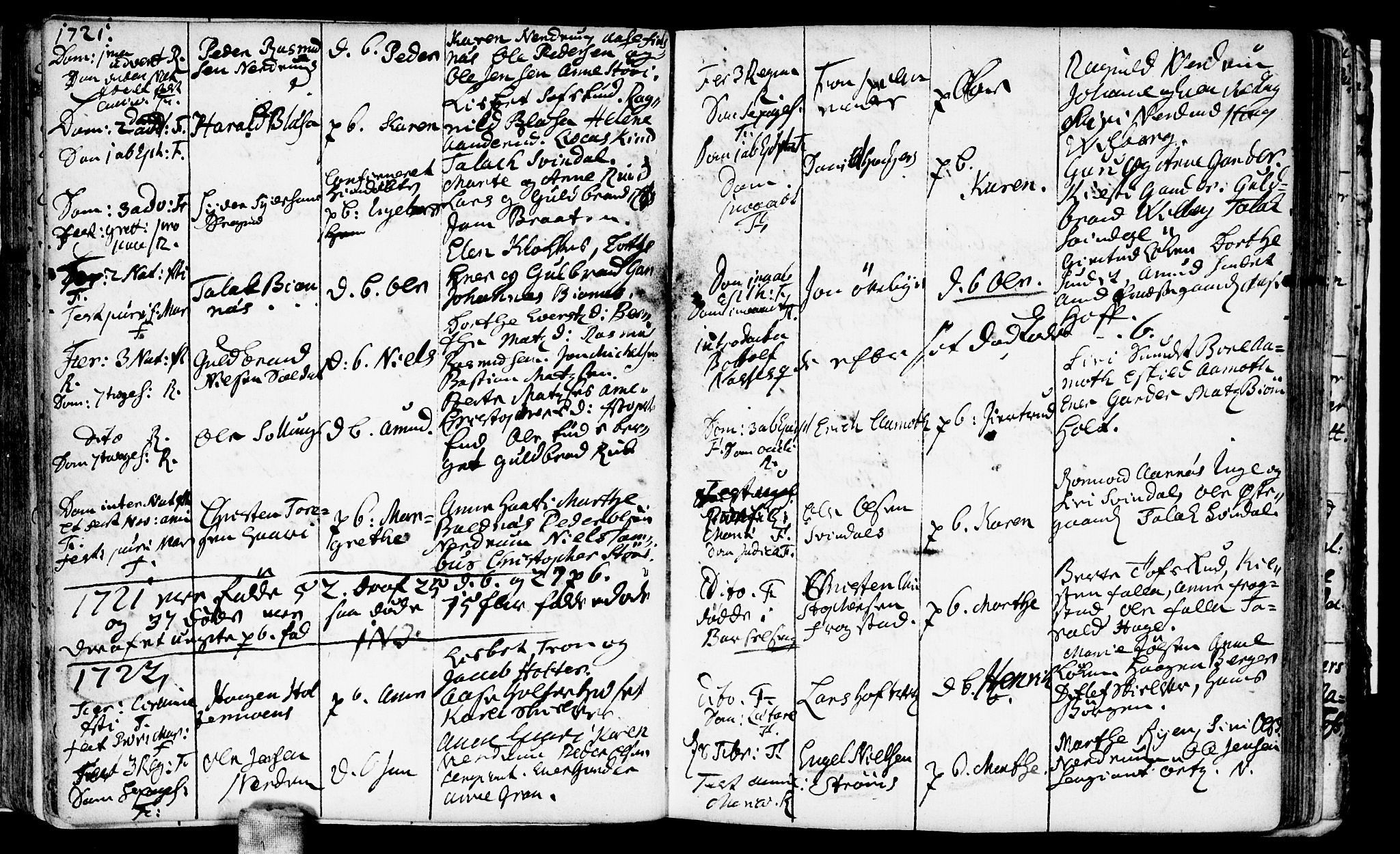 Fet prestekontor Kirkebøker, AV/SAO-A-10370a/F/Fa/L0001: Parish register (official) no. I 1, 1716-1751, p. 62