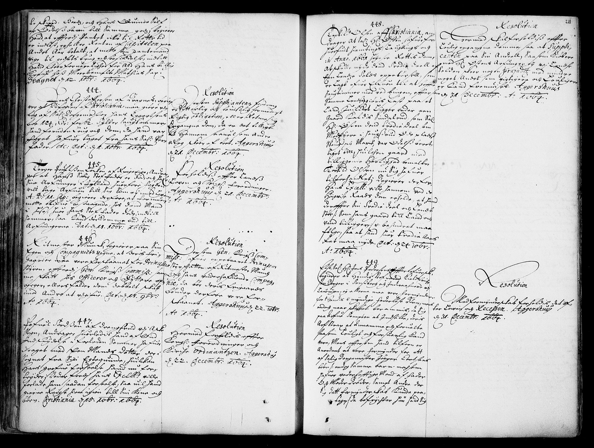 Stattholderembetet 1572-1771, AV/RA-EA-2870/Ad/L0001: Supplikasjons- og resolusjonsprotokoll, 1662-1669, p. 210b-211a