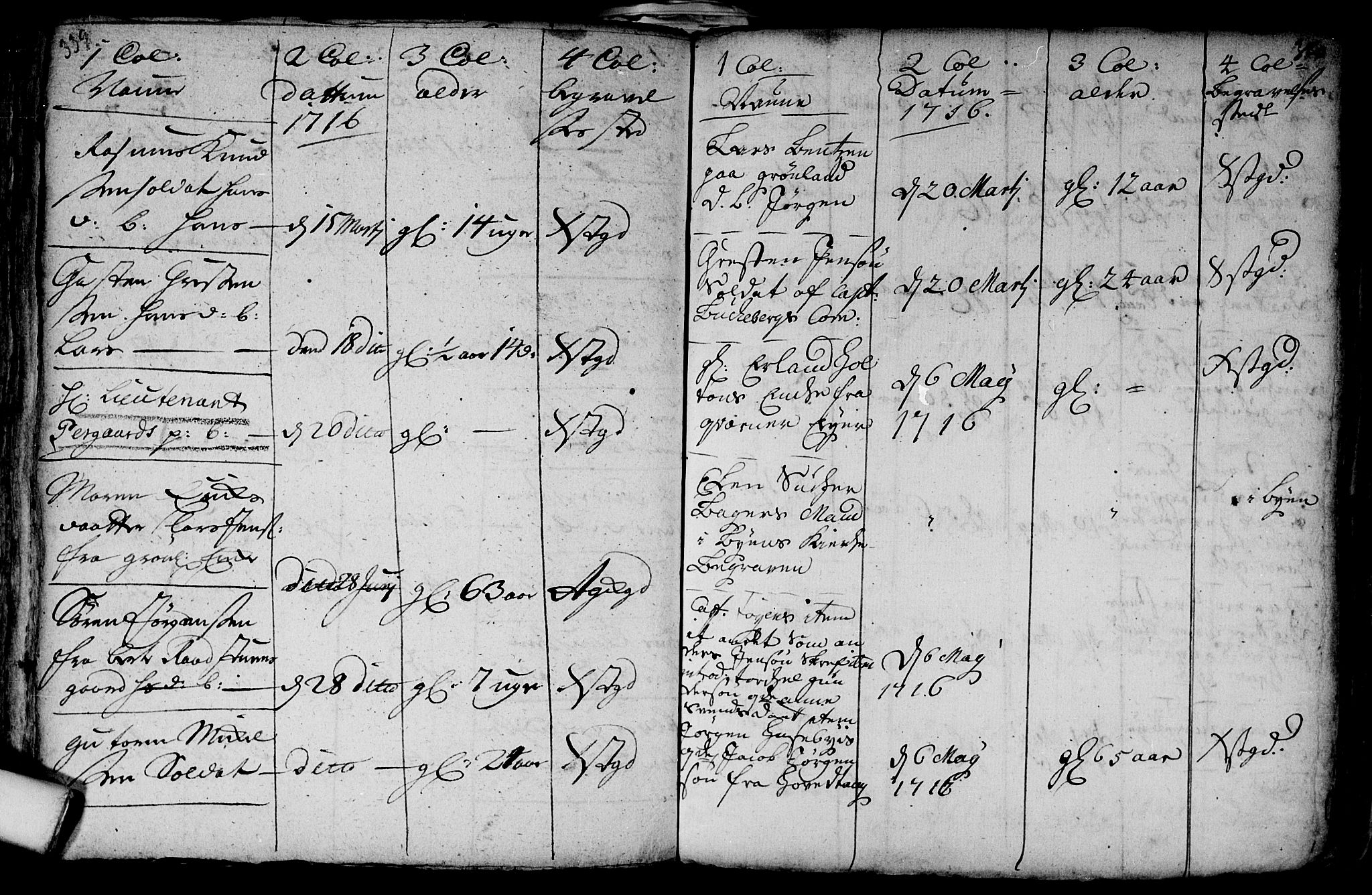 Aker prestekontor kirkebøker, AV/SAO-A-10861/F/L0002: Parish register (official) no. 2, 1714-1720, p. 339-340