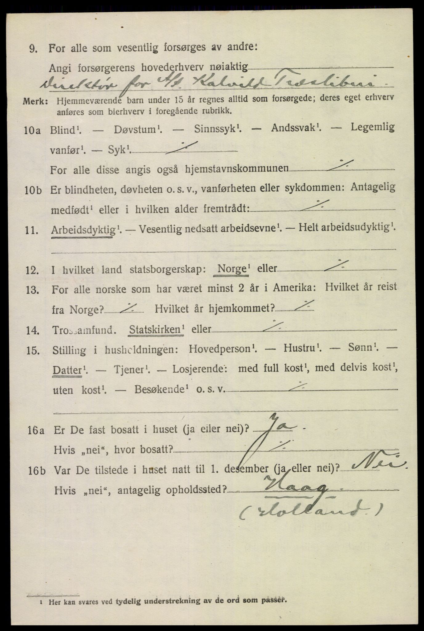 SAK, 1920 census for Vestre Moland, 1920, p. 4776