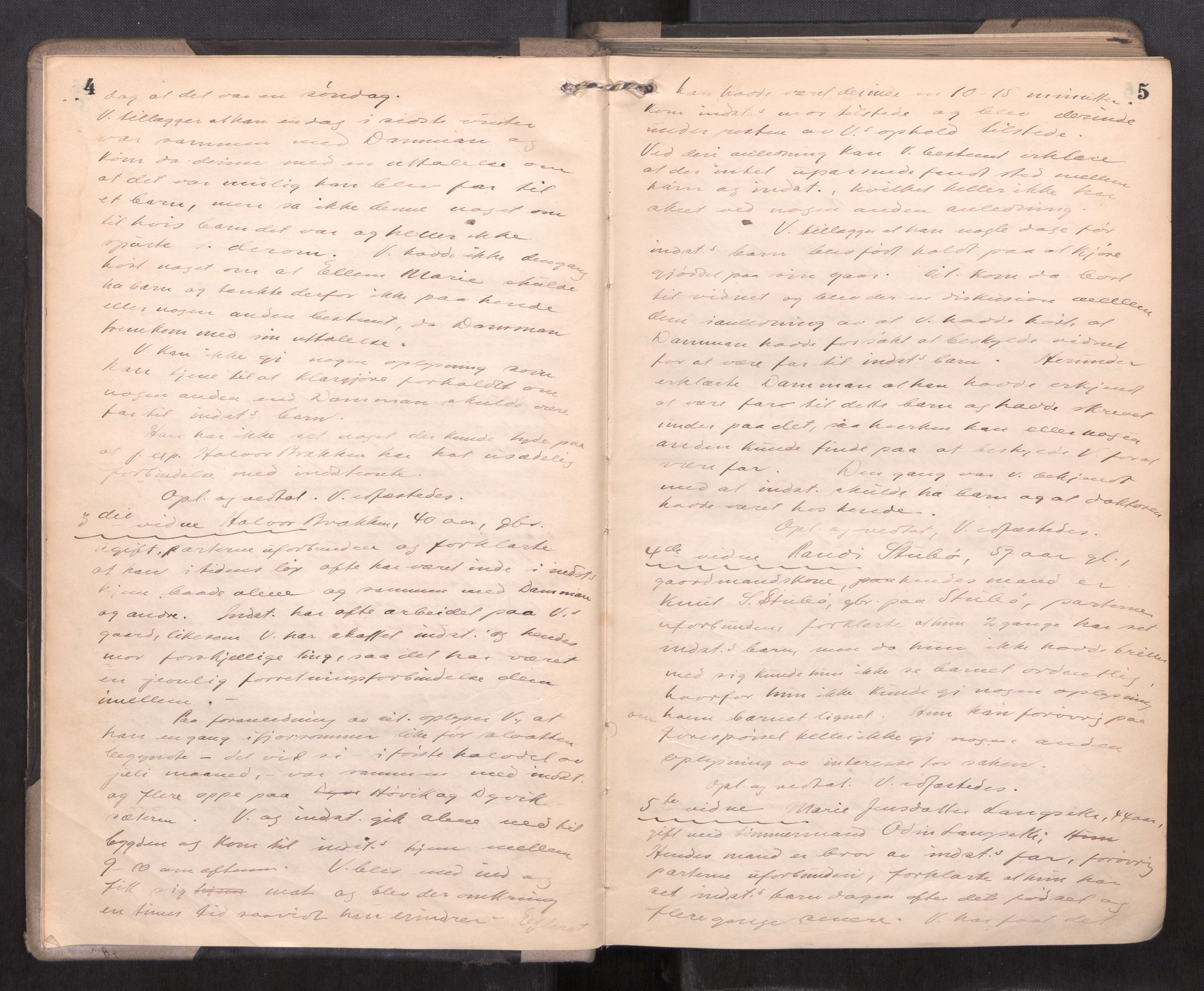 Romsdal sorenskriveri, AV/SAT-A-4149/1/1/1B/L0019: Ekstrarettsprotokoll, 1919-1921, p. 4-5
