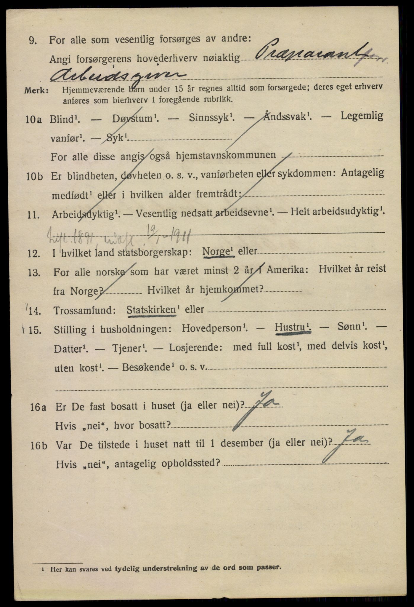 SAO, 1920 census for Kristiania, 1920, p. 391066