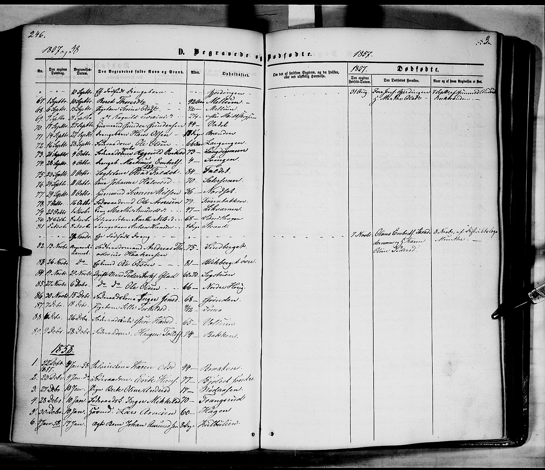 Elverum prestekontor, SAH/PREST-044/H/Ha/Haa/L0010: Parish register (official) no. 10, 1857-1868, p. 246