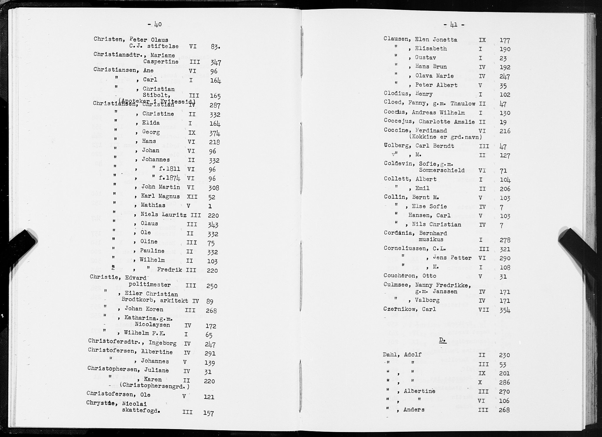 SAT, 1875 census for 1601 Trondheim, 1875, p. 40-41