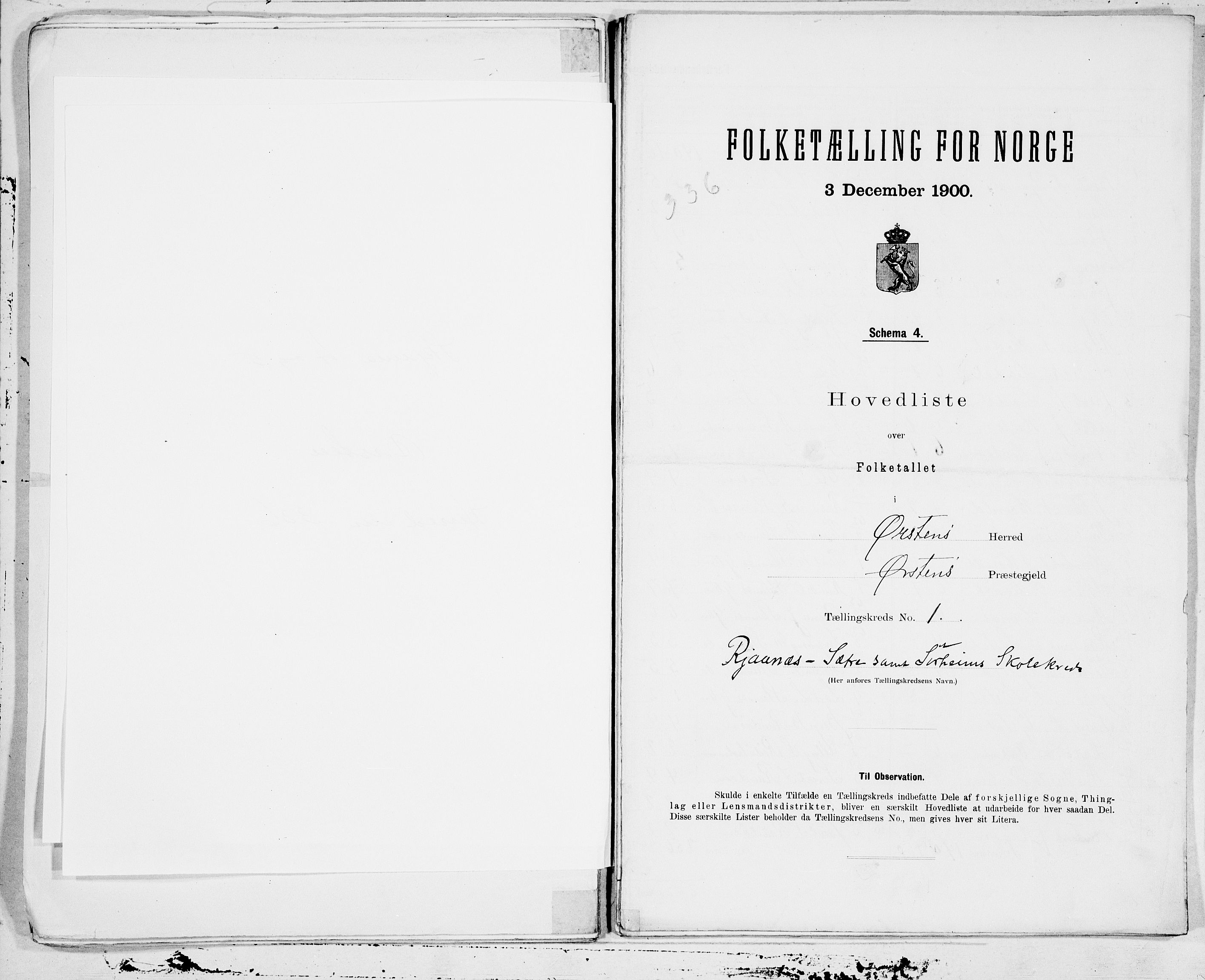 SAT, 1900 census for Ørsta, 1900, p. 2