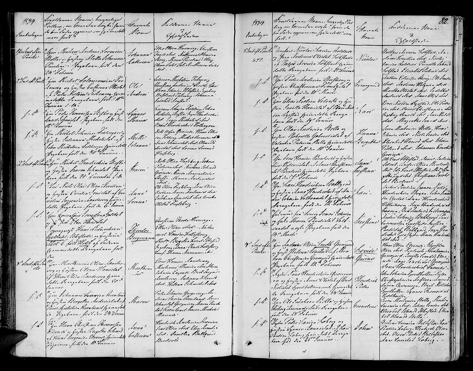 Ibestad sokneprestembete, AV/SATØ-S-0077/H/Ha/Haa/L0005kirke: Parish register (official) no. 5, 1825-1836, p. 82