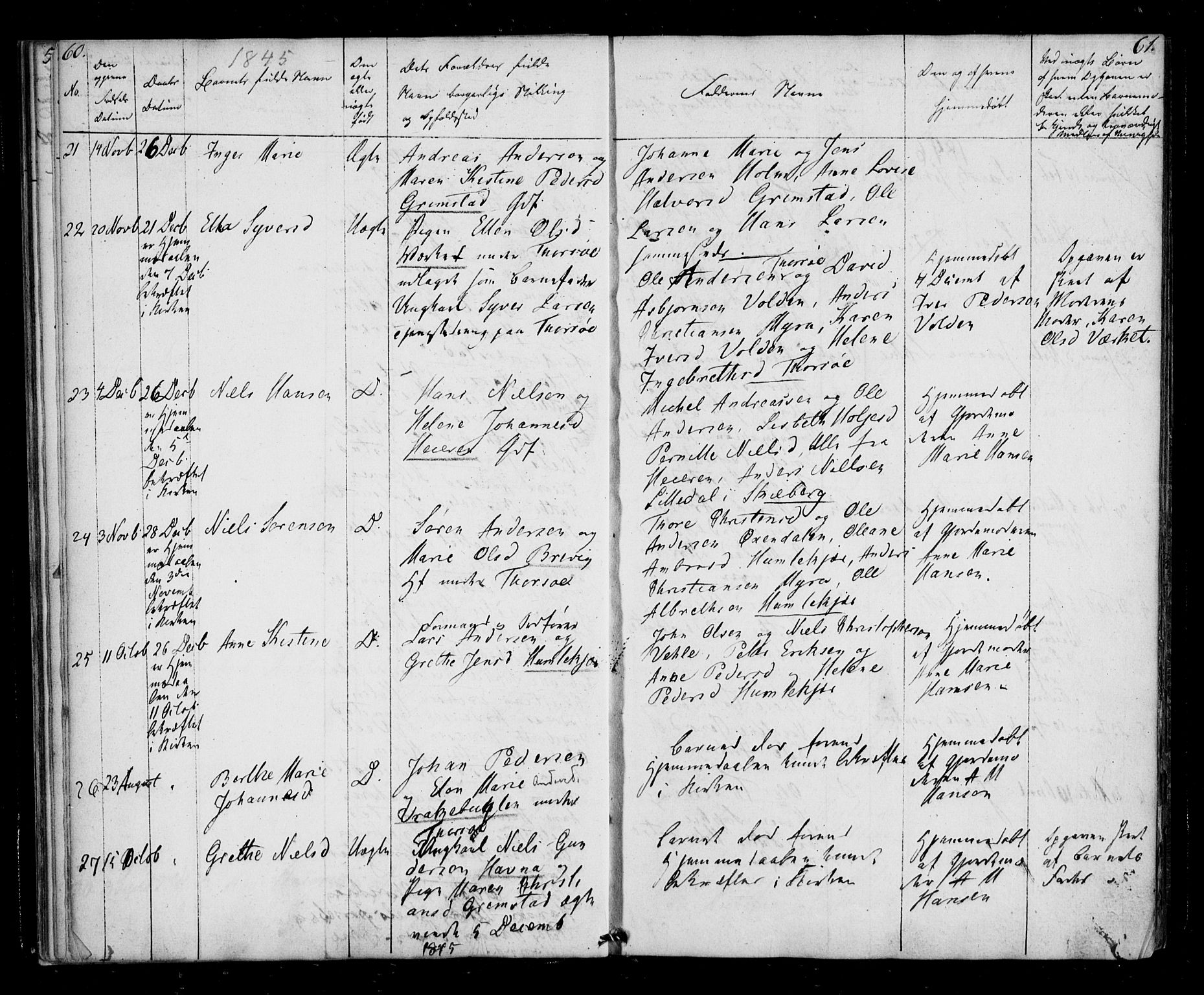 Borge prestekontor Kirkebøker, AV/SAO-A-10903/F/Fb/L0001: Parish register (official) no. II 1, 1836-1852, p. 60-61