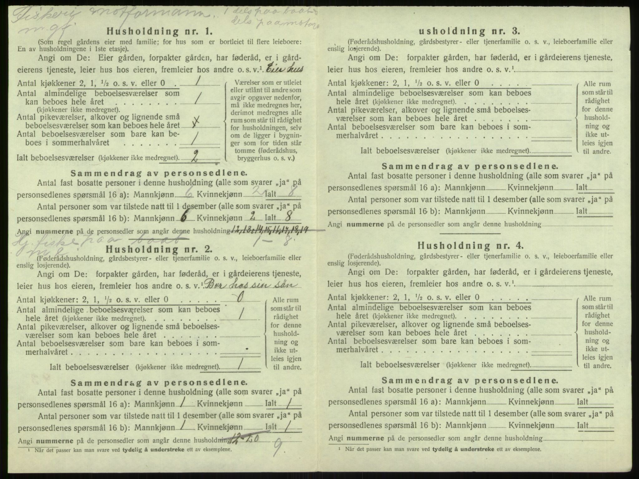 SAB, 1920 census for Hjelme, 1920, p. 270